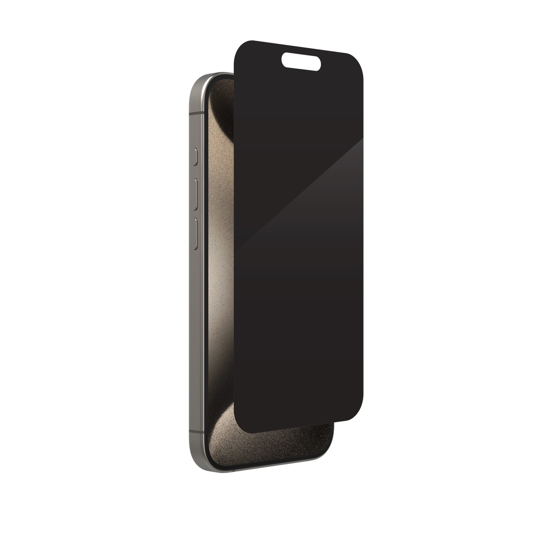 Zdjęcie do “Zagg InvisibleShield Glass Elite Privacy - szkło prywatyzujące iPhone 15 Pro”.