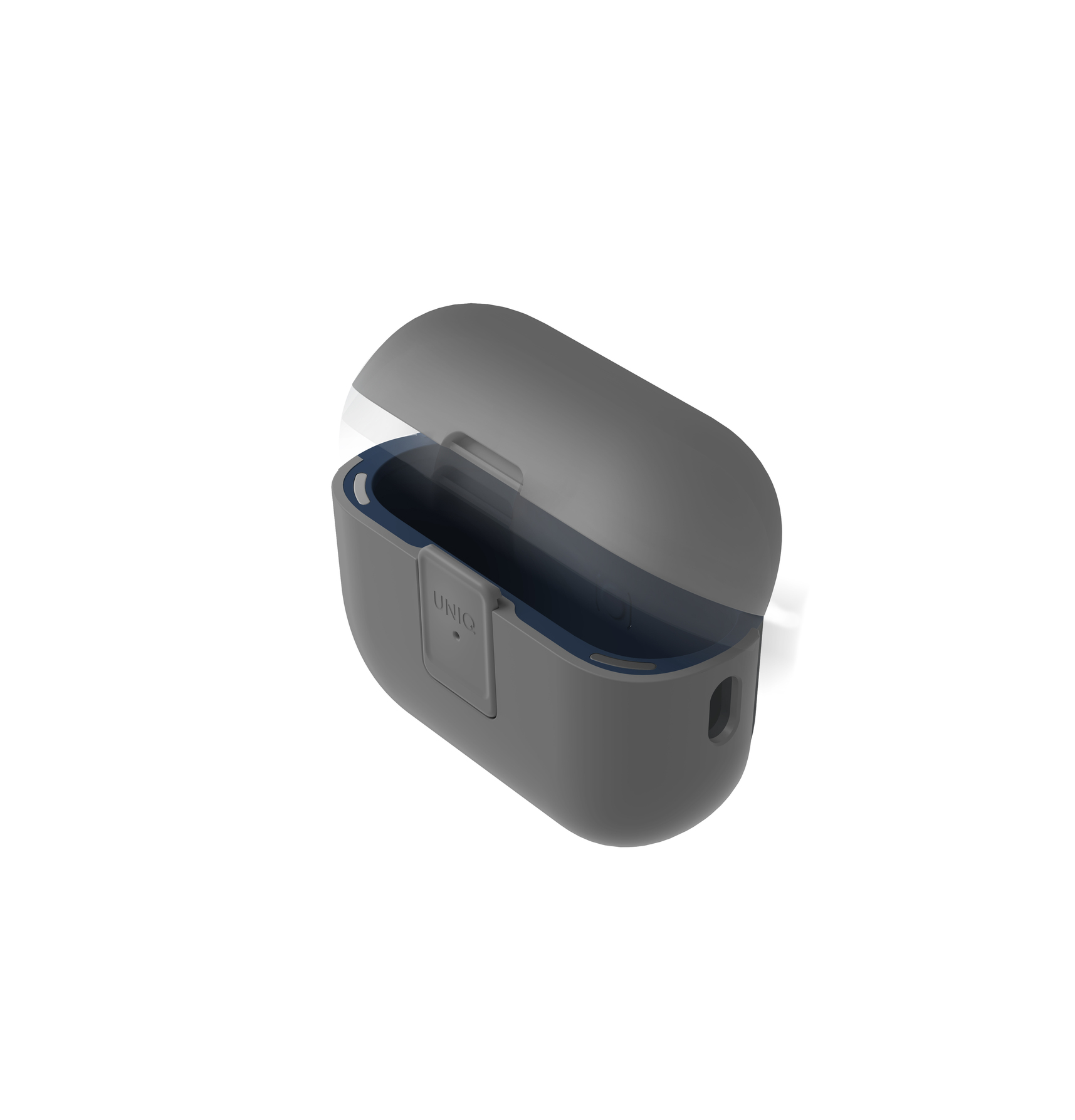 UNIQ Clyde Look Case szaro-niebieski - etui AirPods Pro Gen2