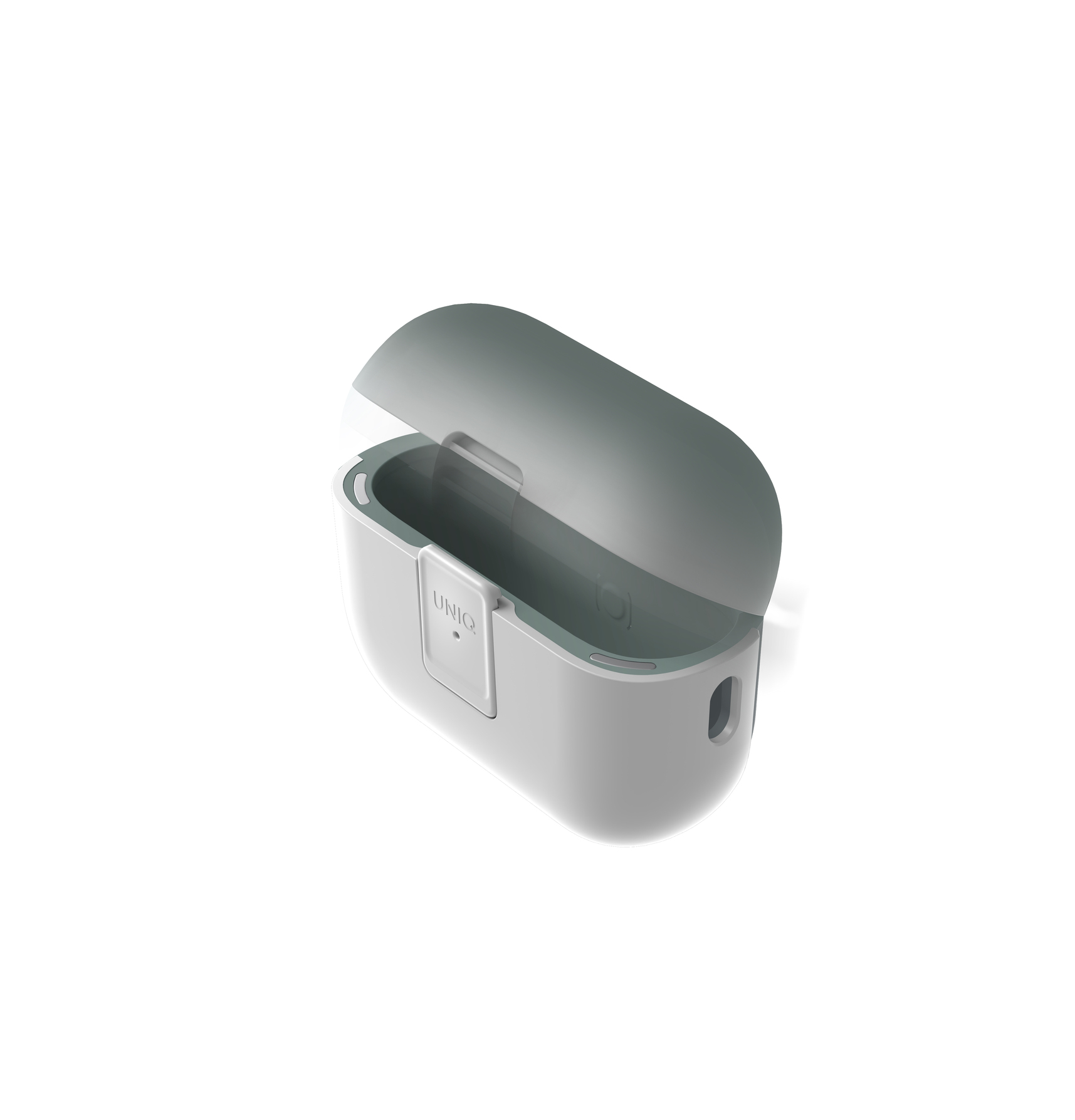 UNIQ Clyde Look Case biało-miętowy - etui AirPods Pro Gen2
