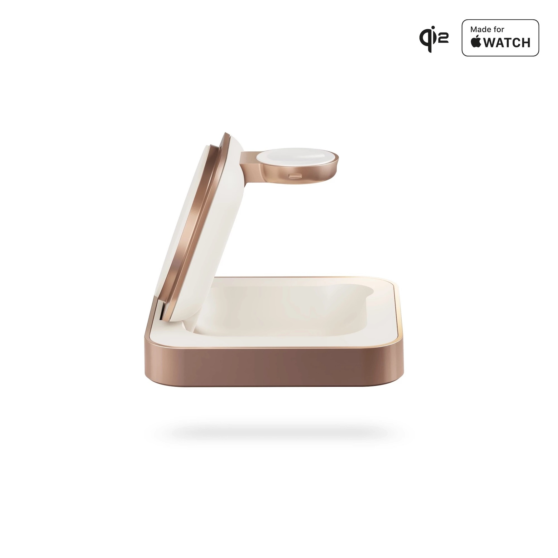 Zdjęcie do “ZENS Nightstand Charger Pro 2 2in1 Miedziany - ładowarka bezprzewodowa”.