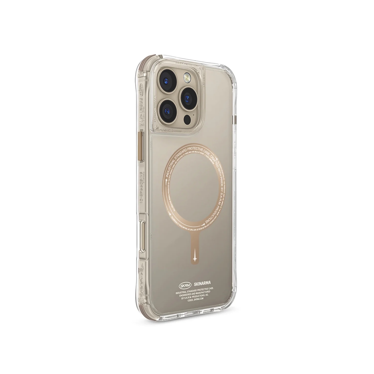 Zdjęcie do “Skinarma Saido MagSafe szampański - etui iPhone 16 Pro Max”.