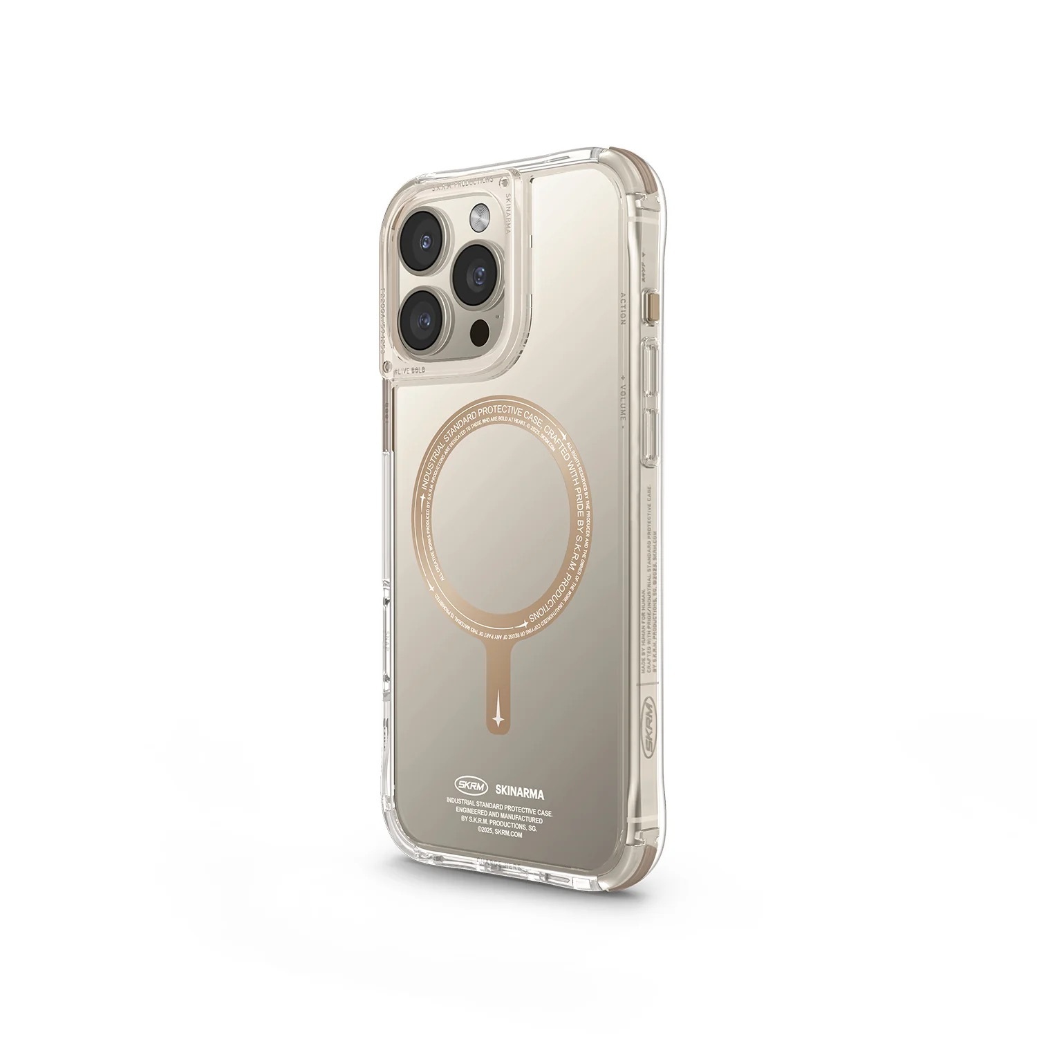 Zdjęcie do “Skinarma Saido MagSafe szampański - etui iPhone 16 Pro Max”.