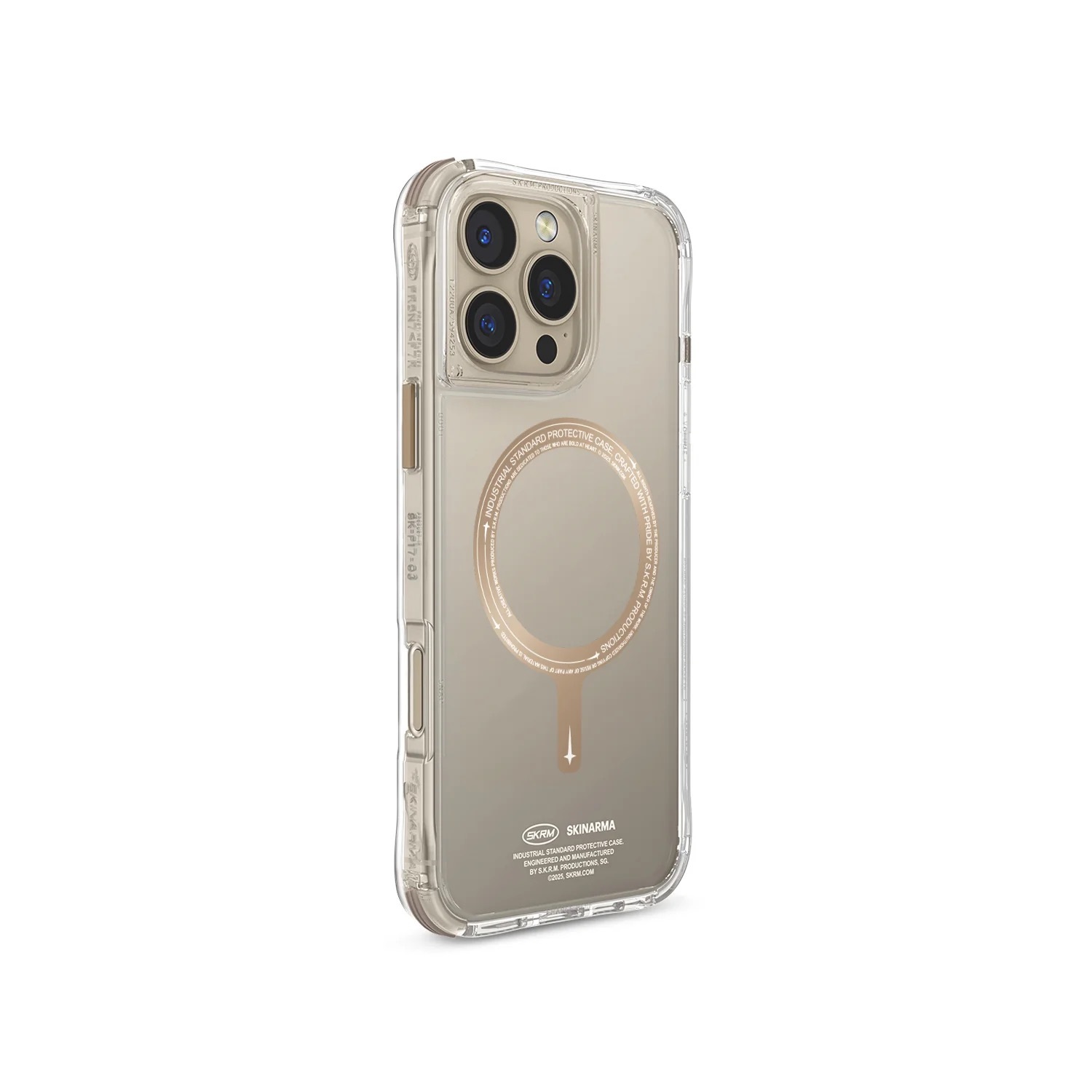 Zdjęcie do “Skinarma Saido MagSafe szampański - etui iPhone 16 Pro”.