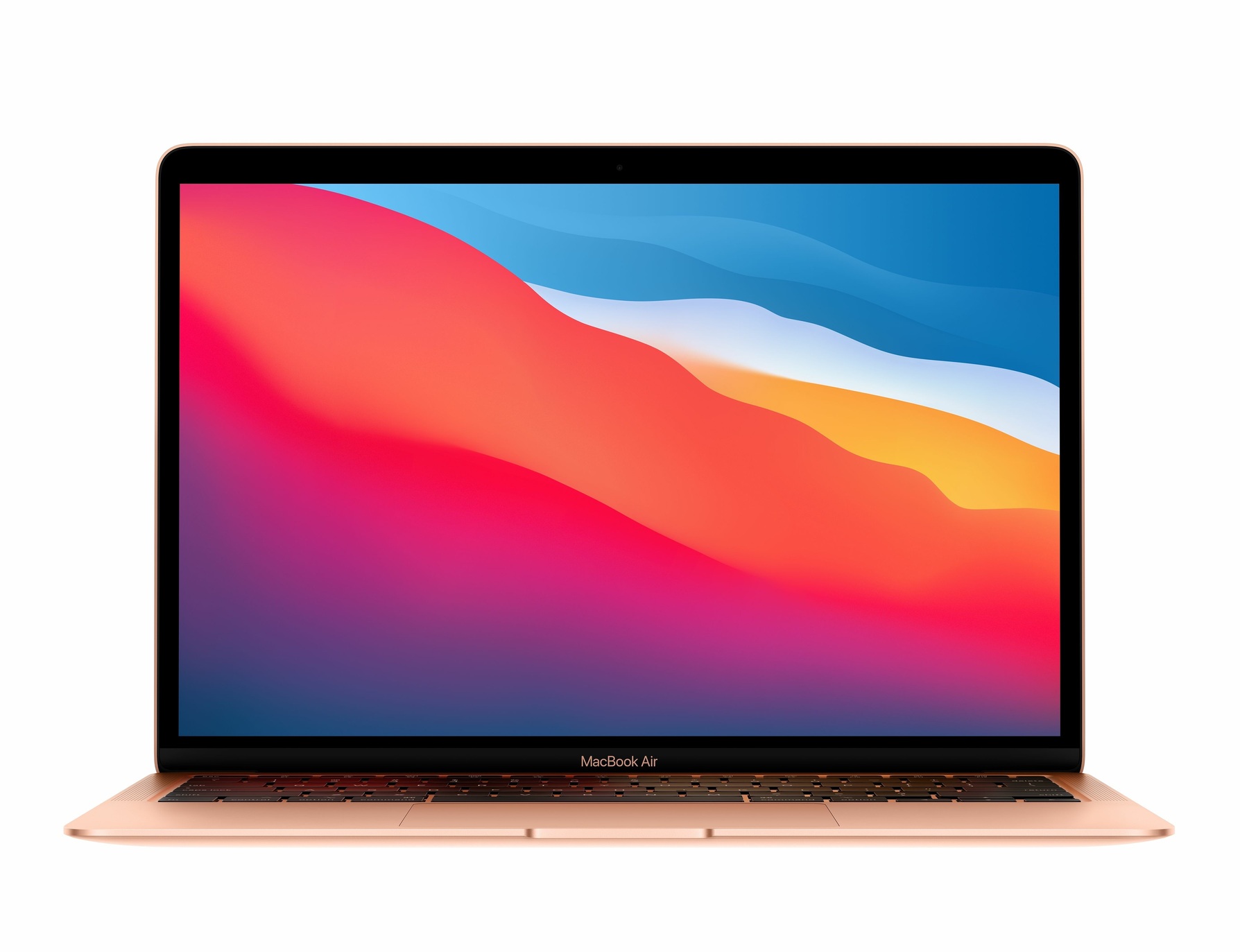 Apple Macbook Air 13", 8-rdzeniowy procesor Apple M1 z 7-rdzeniową grafiką, 16 GB zunifikowanej pamięci RAM, dysk 256 GB SSD - Złoty - Produkt używany - rękojmia ograniczona do 1 roku