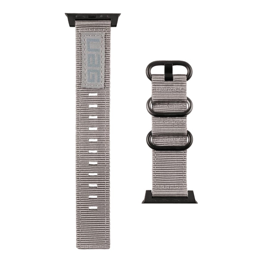 Zdjęcie do “UAG Nato Strap - materiałowy pasek do Apple Watch 40"/38" (szary)”.