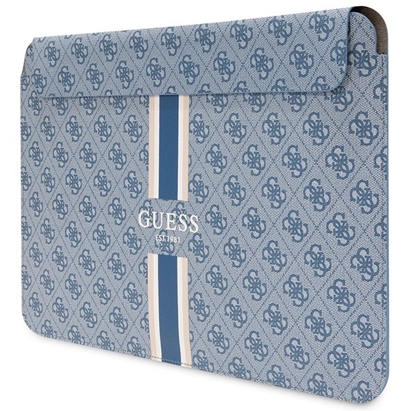 Zdjęcie do “Guess laptop Sleeve 4G Printed Stripes niebieski - pokrowiec Macbook 16"”.