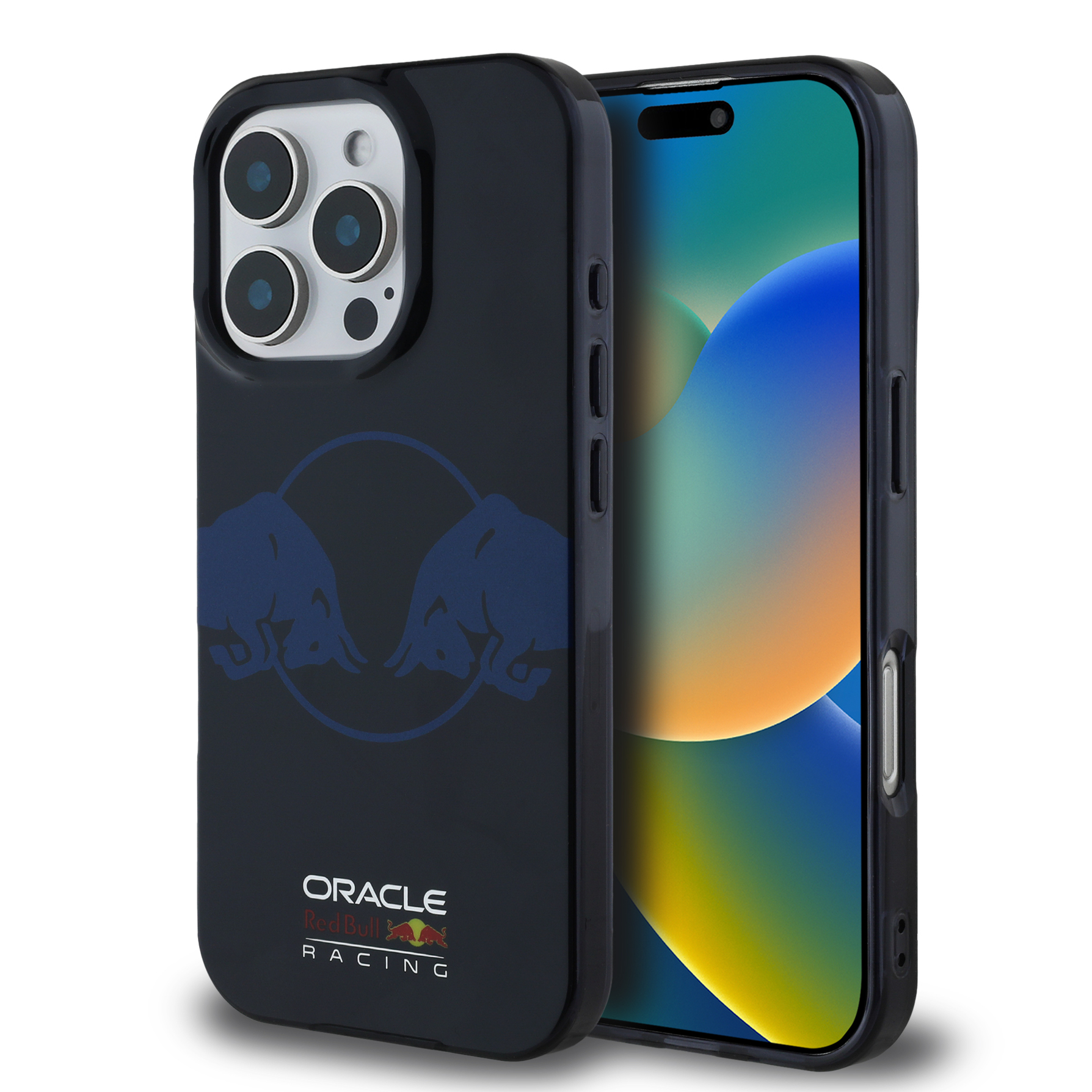 Zdjęcie do “Red Bull IML Two Bulls MagSafe granatowy - etui iPhone 16 Pro Max”.