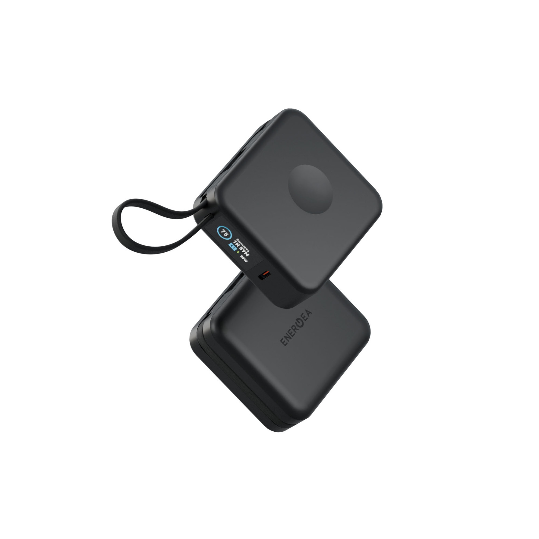 Zdjęcie do “Energea MagPac Mini Plus 10 000mAh Magsafe Czarny - powerbank”.