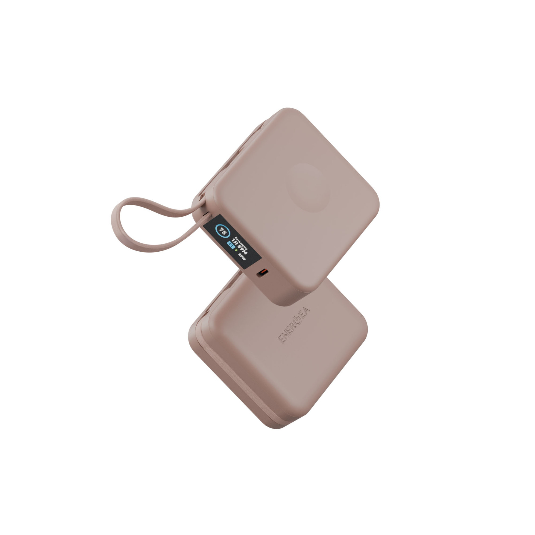 Zdjęcie do “Energea MagPac Mini Plus 10 000mAh Magsafe Różowy - powerbank”.