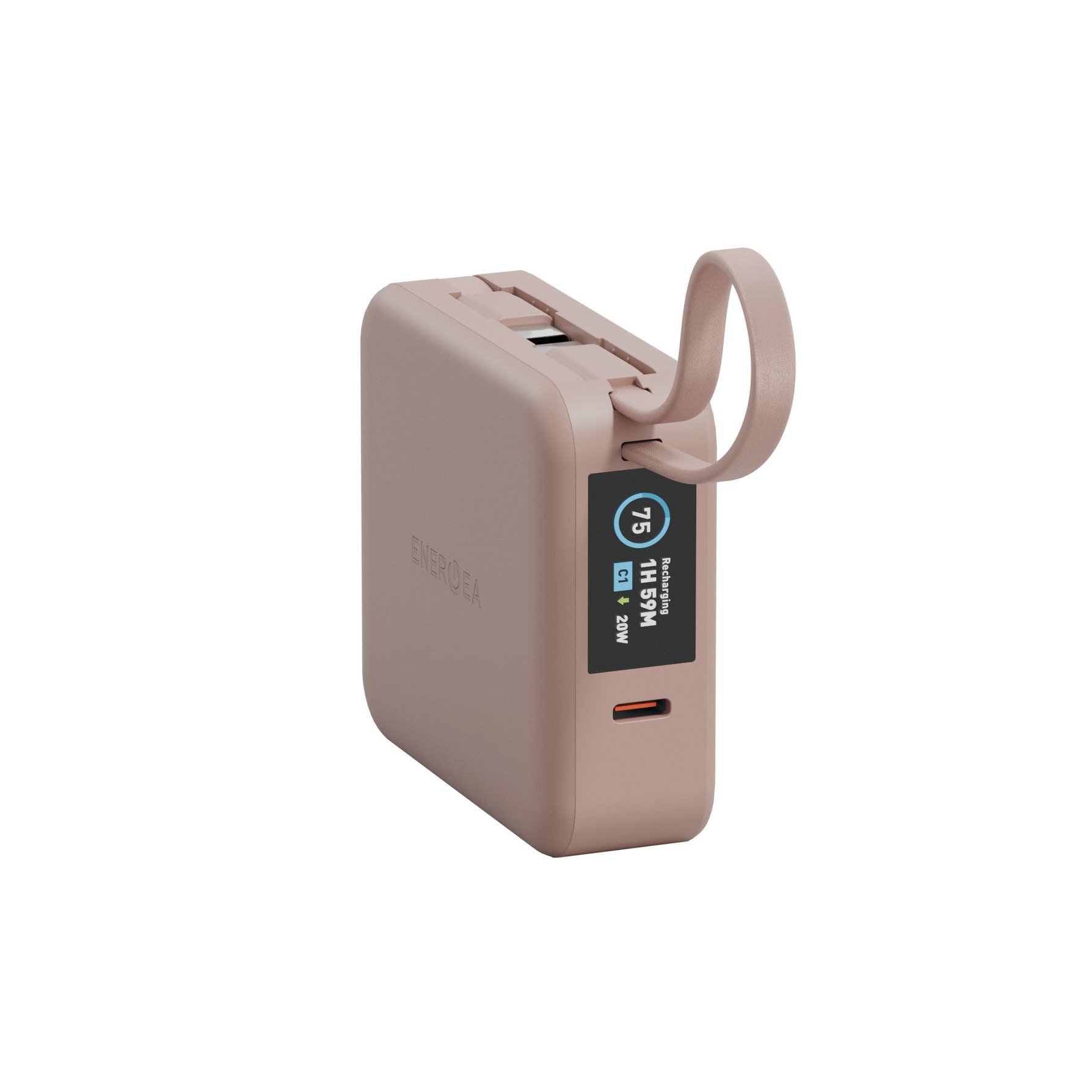 Zdjęcie do “Energea MagPac Mini Plus 10 000mAh Magsafe Różowy - powerbank”.