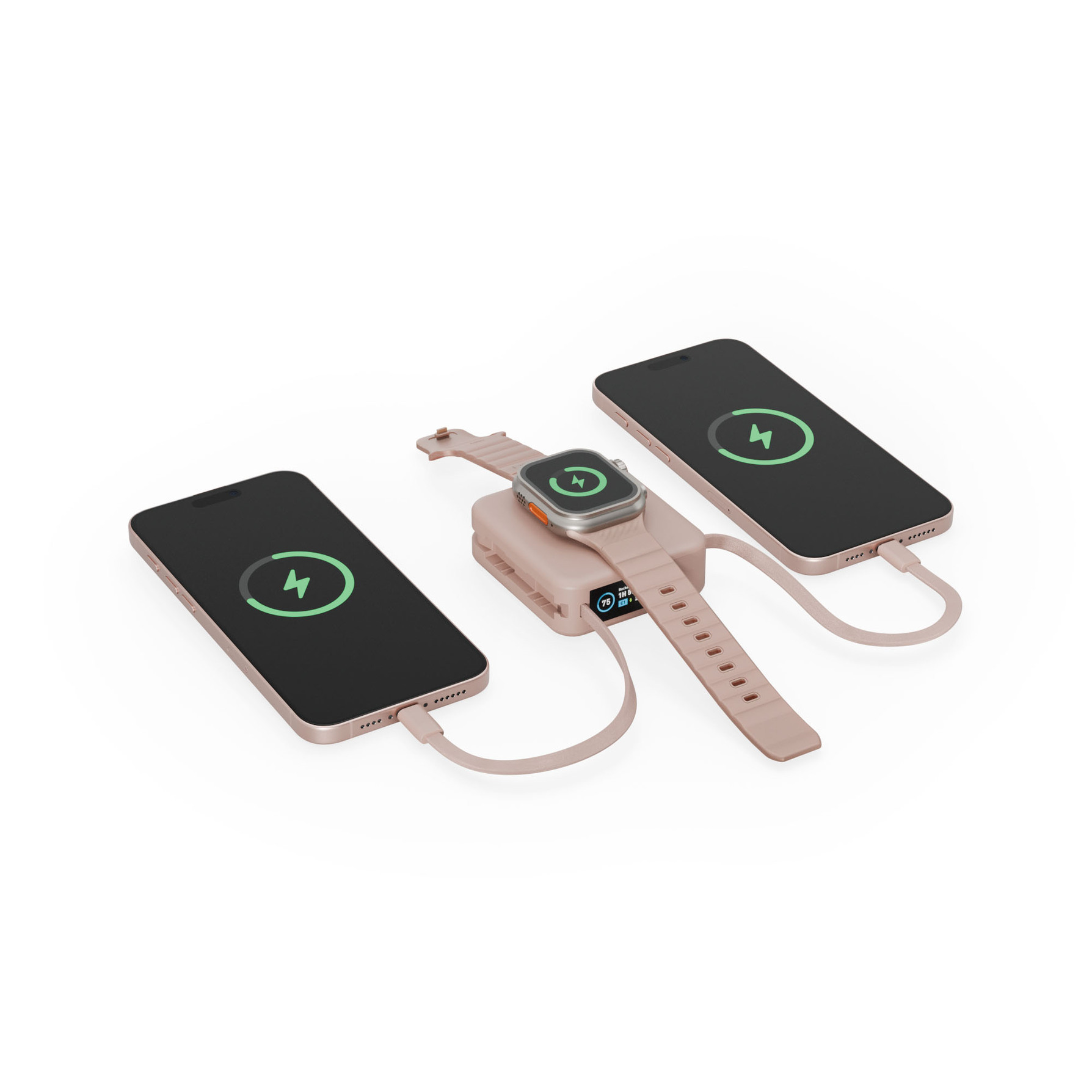 Zdjęcie do “Energea MagPac Mini Plus 10 000mAh Magsafe Różowy - powerbank”.