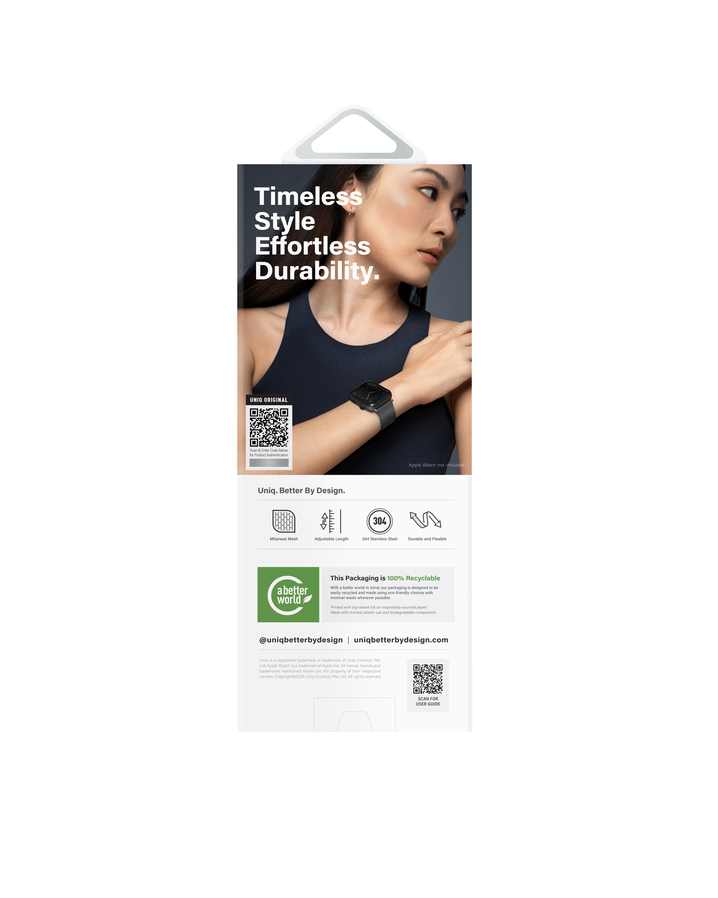 Zdjęcie do “UNIQ Dante Pro Stainless Stell Złoty - pasek Apple Watch 44/45/46/49 mm”.