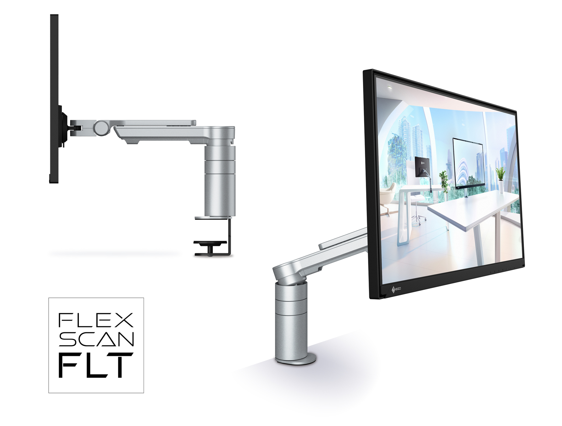 Zdjęcie do “EIZO FlexScan FLT-BK - monitor 23,8'' 1920 x 1080, (czarny)”.