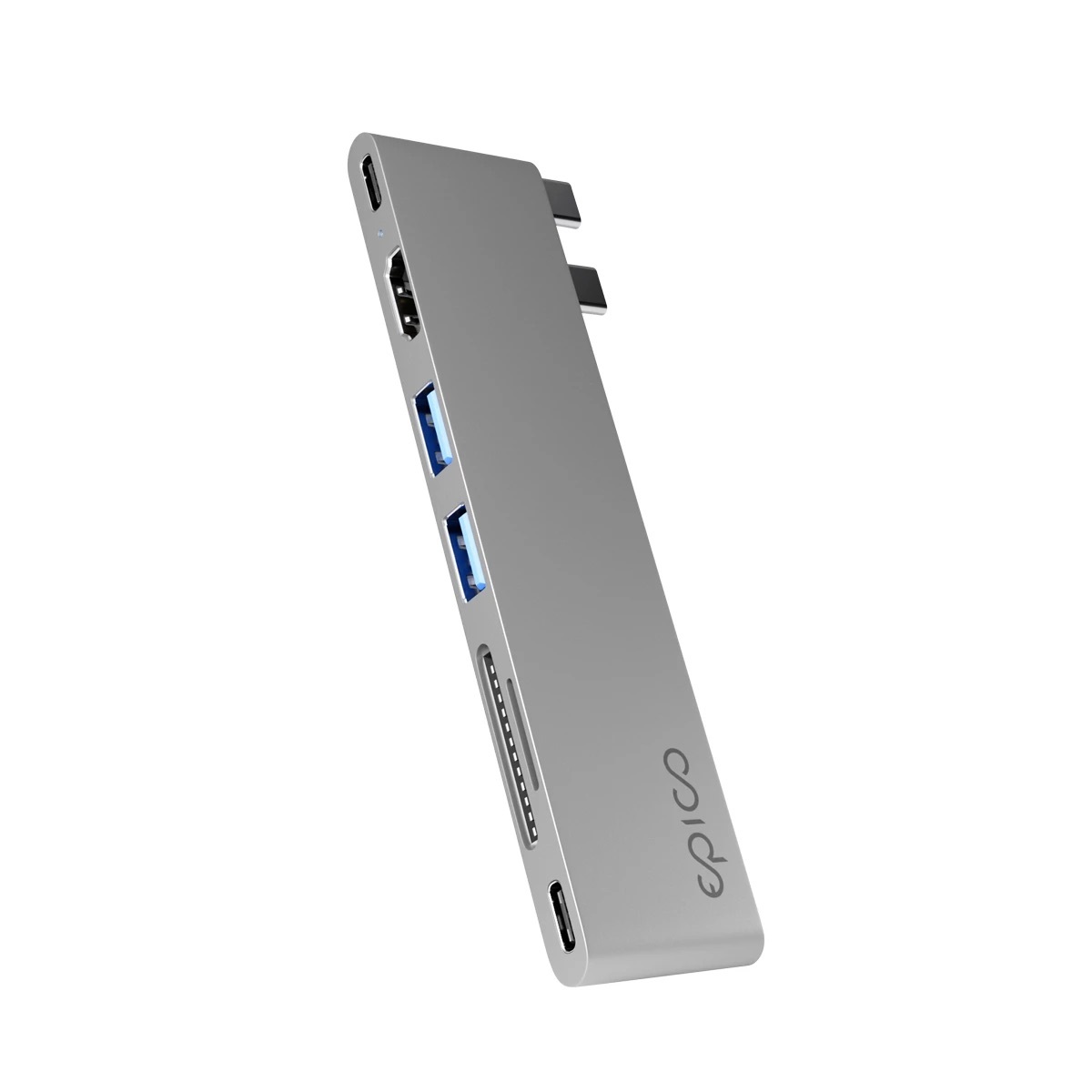 Zdjęcie do “Epico 7in1 Pro Hub 8K kosmiczny szary - przejściówka USB-C”.