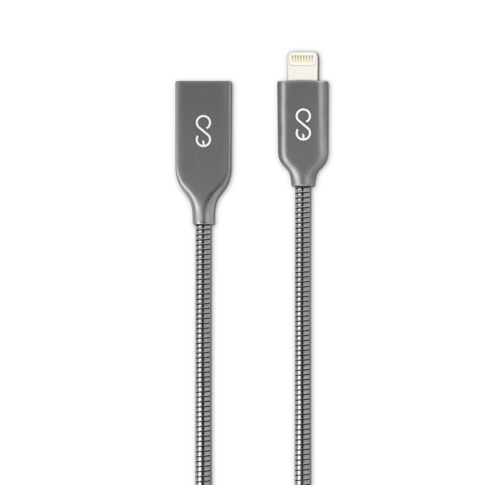 Zdjęcie do “Epico Metal Lightning 1,2m kosmiczny szary - kabel lightning”.