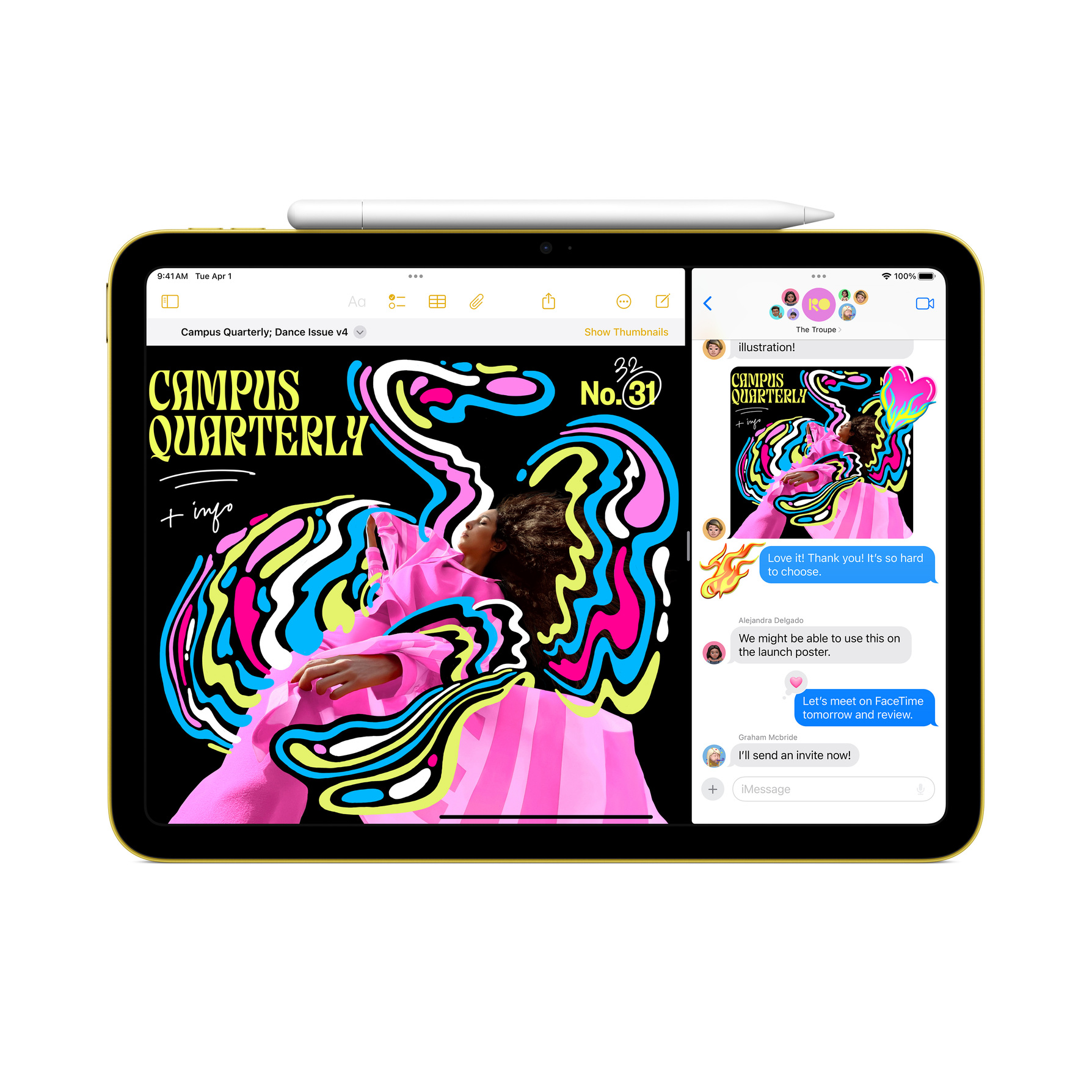 Zdjęcie do “Apple iPad 11" - czip A16 - Wi-Fi + Cellular - 128GB - Srebrny”.