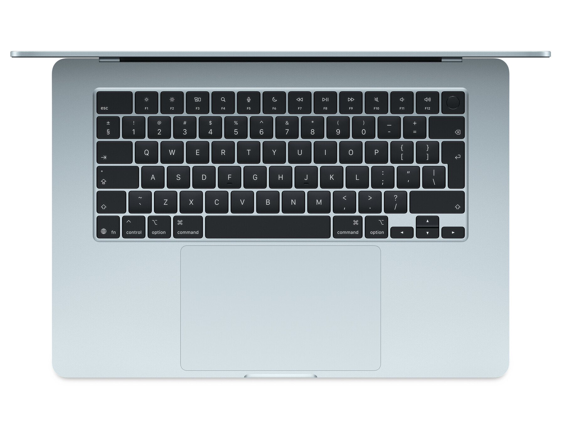 Zdjęcie do “Apple MacBook Air 15", 10-rdzeniowy procesor M4 (GPU 10 rdzeni), RAM 16 GB, dysk 256 GB SSD, 35 W - Błękitny”.