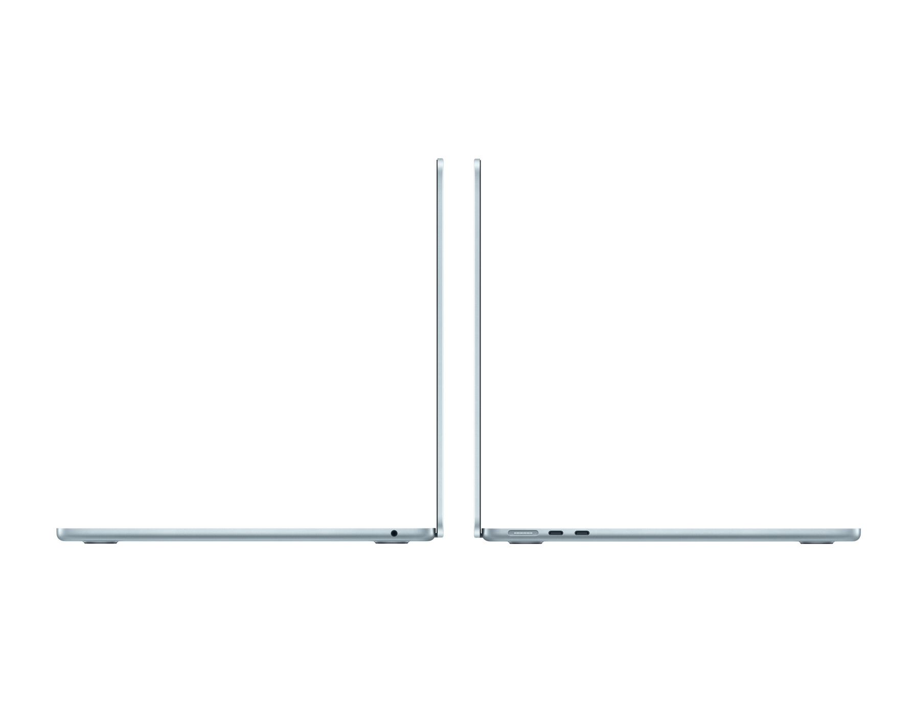 Zdjęcie do “Apple MacBook Air 15", 10-rdzeniowy procesor M4 (GPU 10 rdzeni), RAM 16 GB, dysk 256 GB SSD, zasilacz 70 W - Błękitny”.