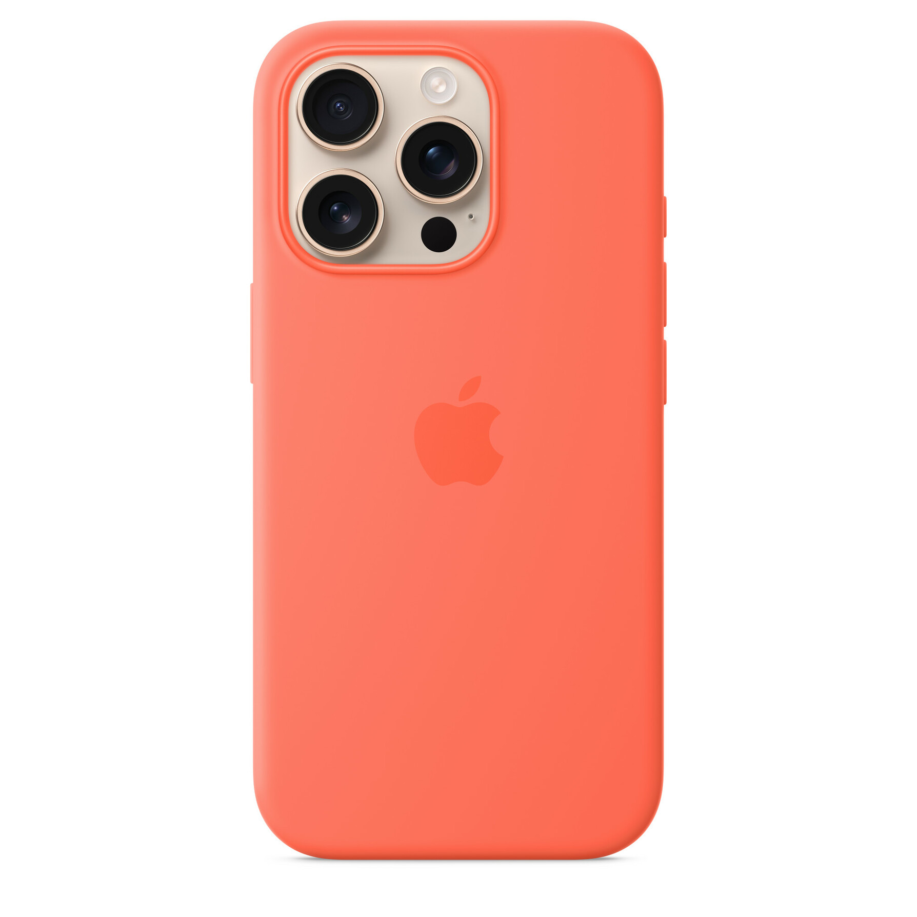 Zdjęcie do “Apple iPhone 16 Pro Silicone Case with MagSafe - Tangerine”.