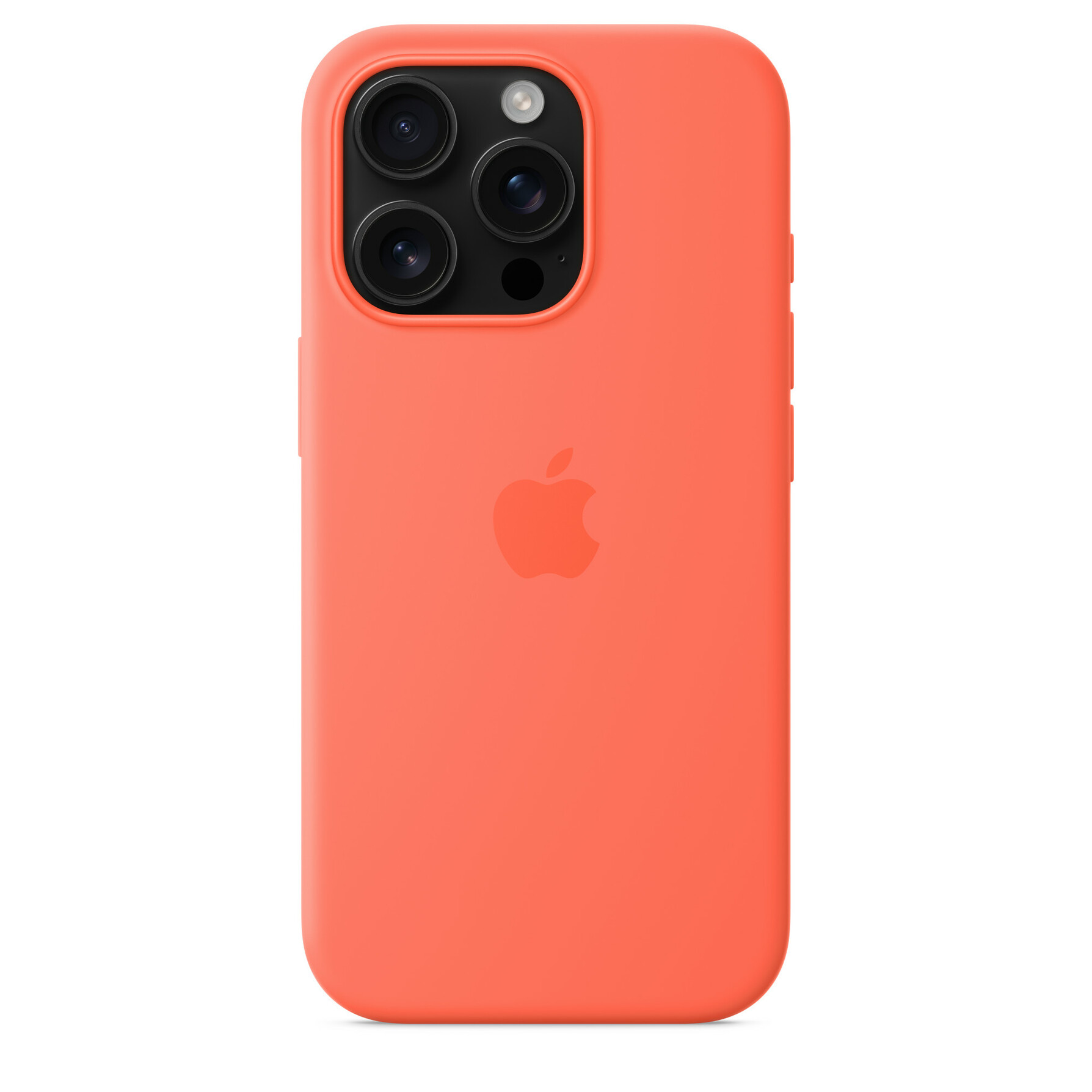 Zdjęcie do “Apple iPhone 16 Pro Silicone Case with MagSafe - Tangerine”.