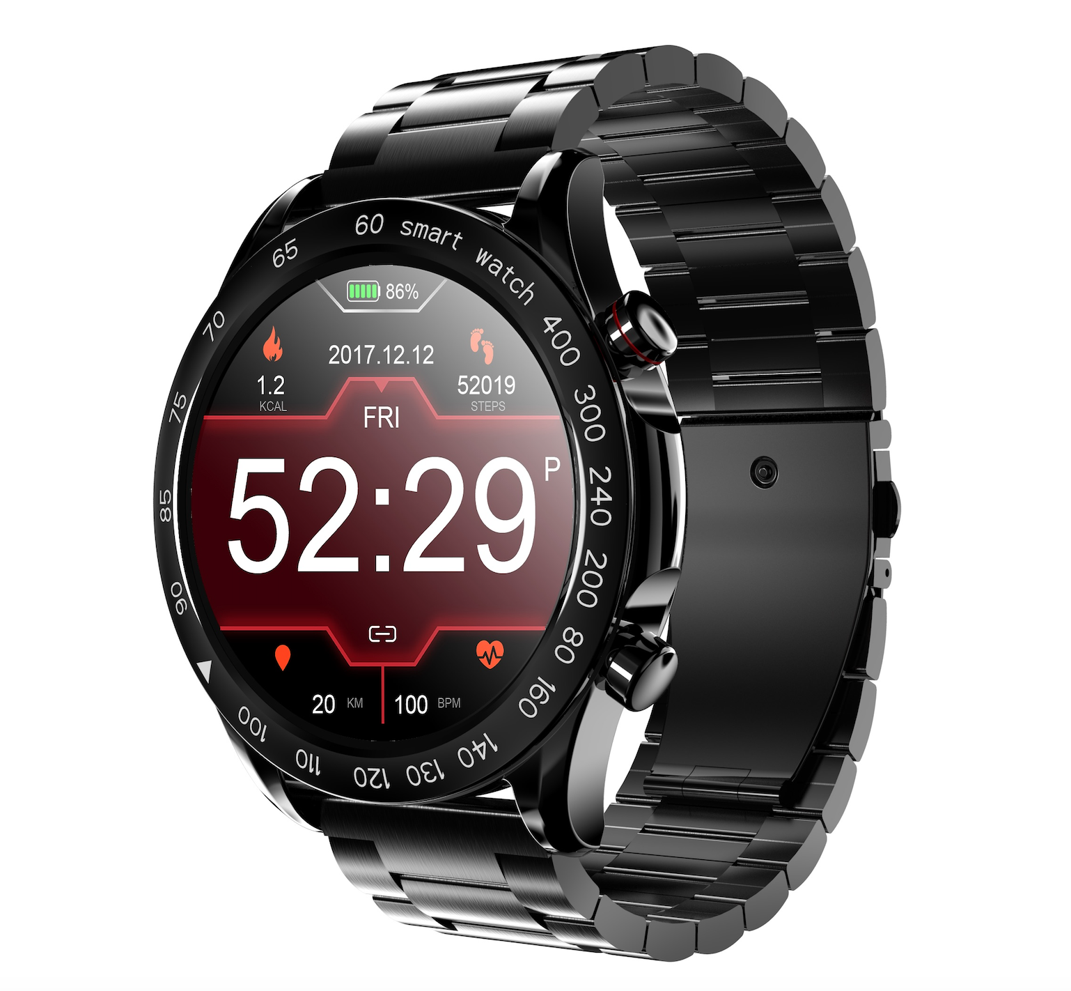 Zdjęcie do “HiFuture FutureGo Pro czarny - smartwatch”.