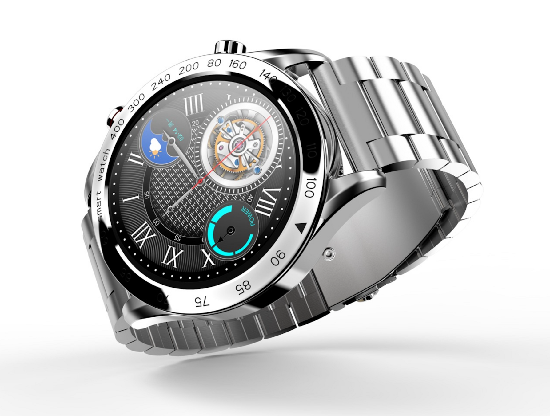 Zdjęcie do “HiFuture FutureGo Pro srebrny - smartwatch”.