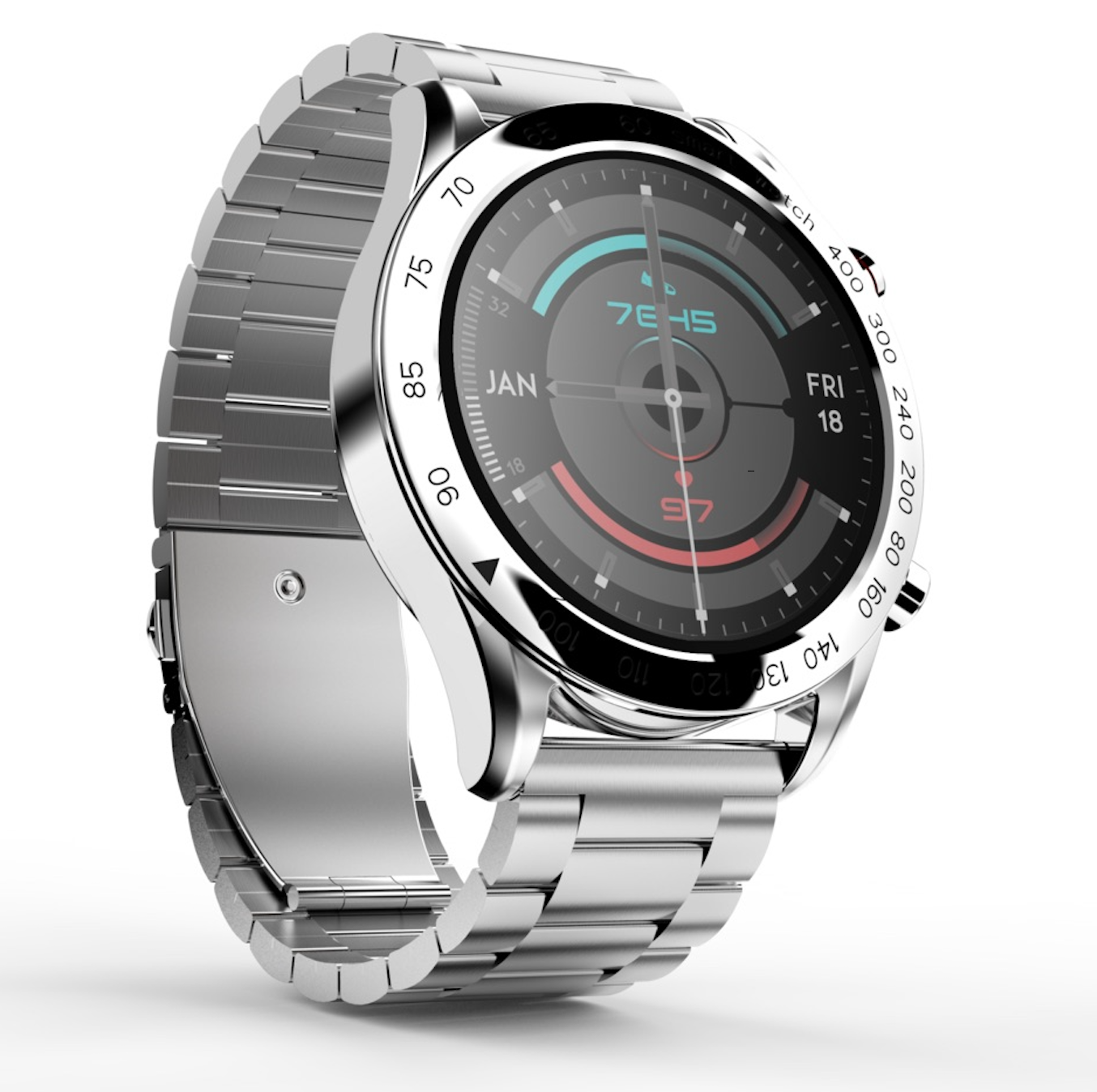 Zdjęcie do “HiFuture FutureGo Pro srebrny - smartwatch”.