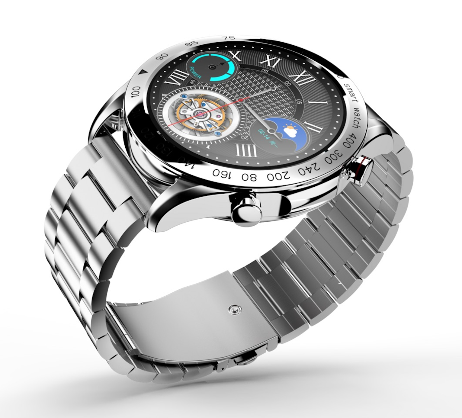 Zdjęcie do “HiFuture FutureGo Pro srebrny - smartwatch”.
