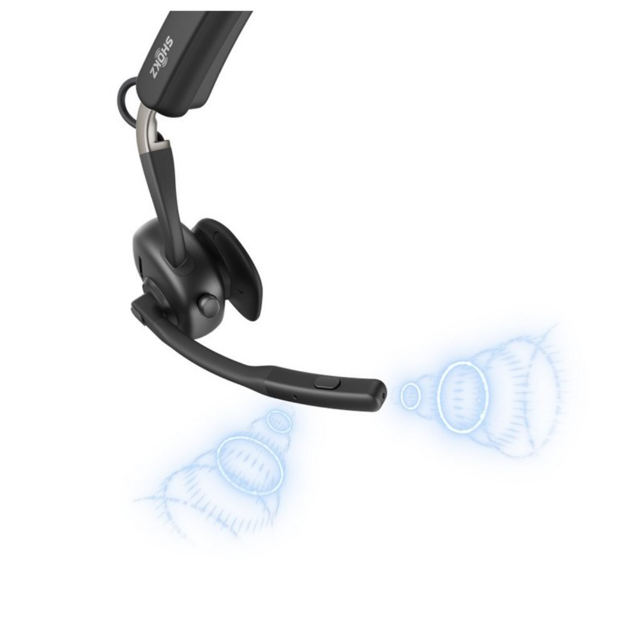 Zdjęcie do “Shokz OpenMeet UC USB-A - bezprzewodowe słuchawki z przewodzeniem kostnym”.