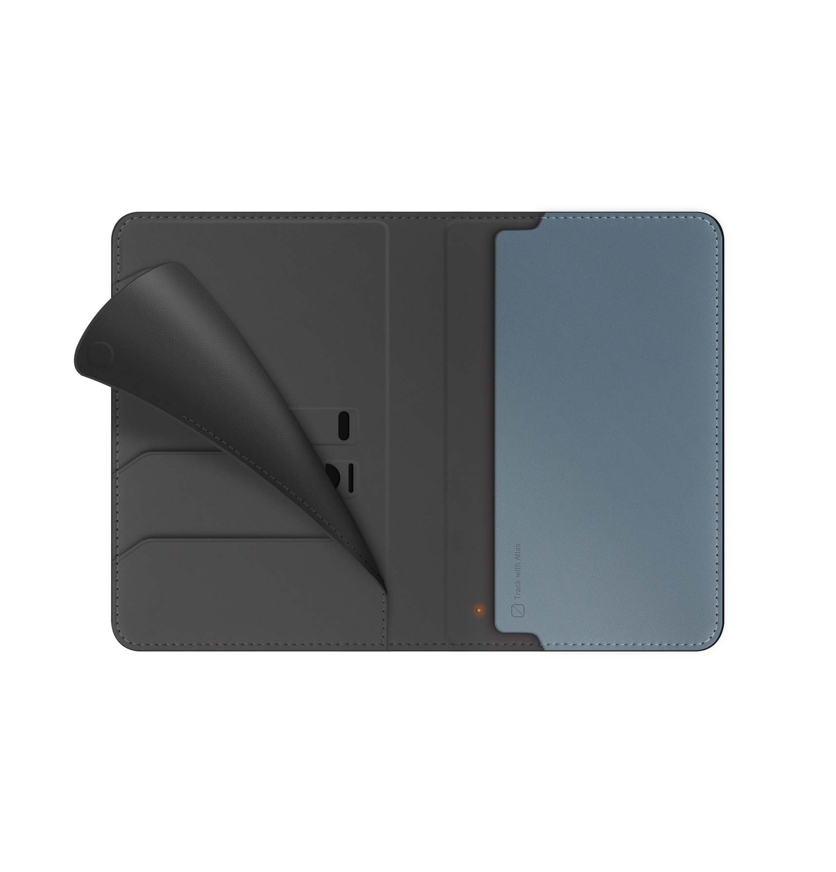 Zdjęcie do “UNIQ Belmont blokada RFID niebieski - Etui na paszport”.