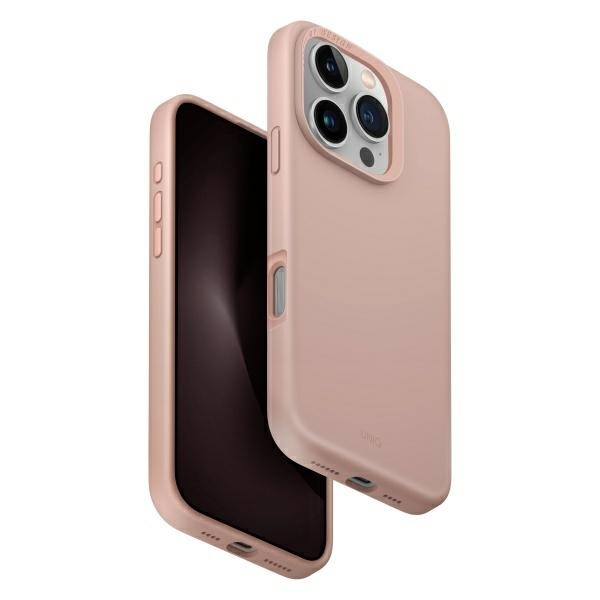 Zdjęcie do “UNIQ Lino Hue Magsafe Różowy - etui iPhone 16 Pro”.