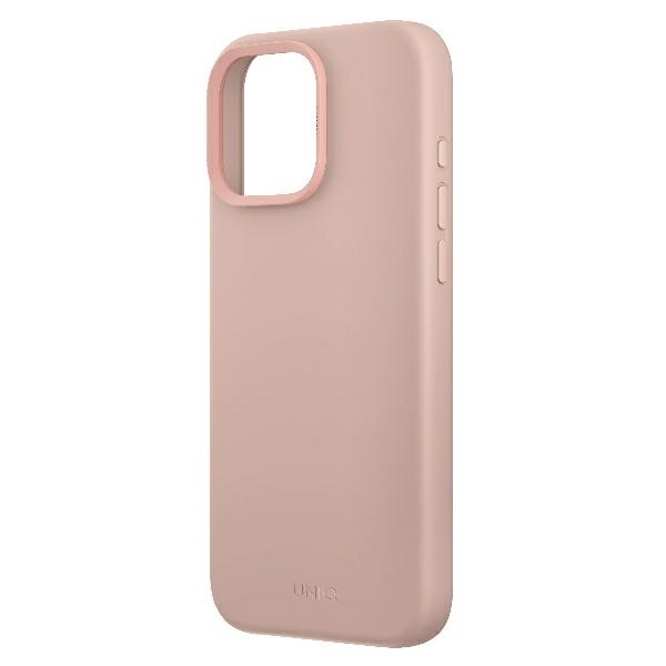 Zdjęcie do “UNIQ Lino Hue Magsafe Różowy - etui iPhone 16 Pro”.
