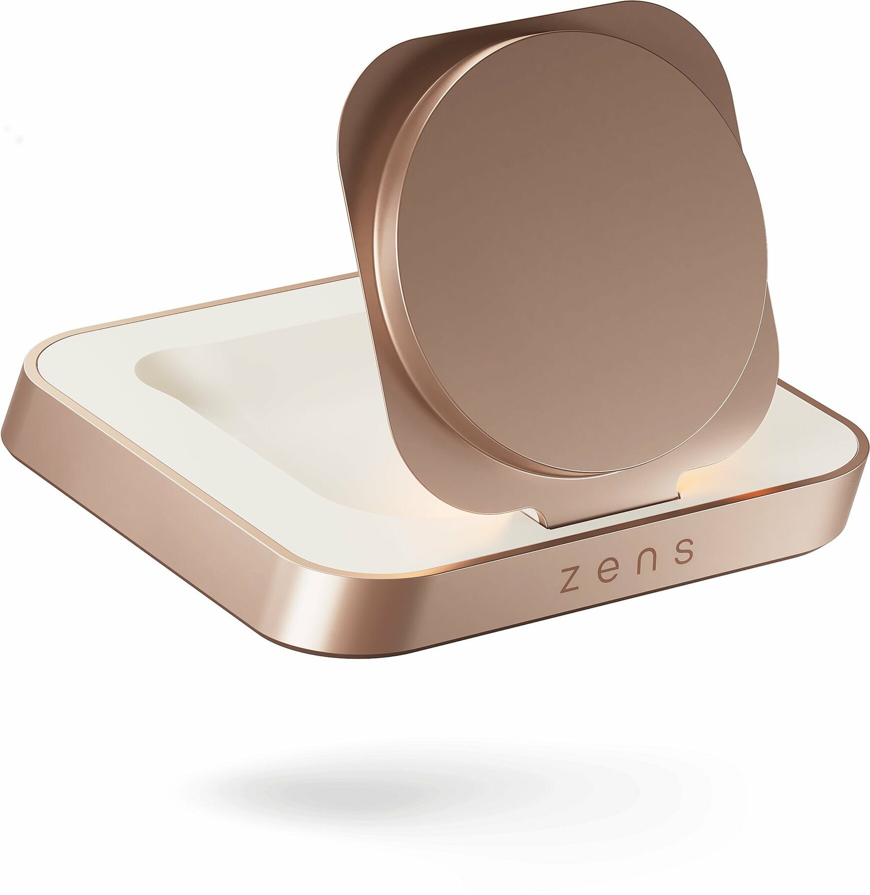 Zdjęcie do “ZENS Nightstand Charger 20W Miedziany - ładowarka indukcyjna”.