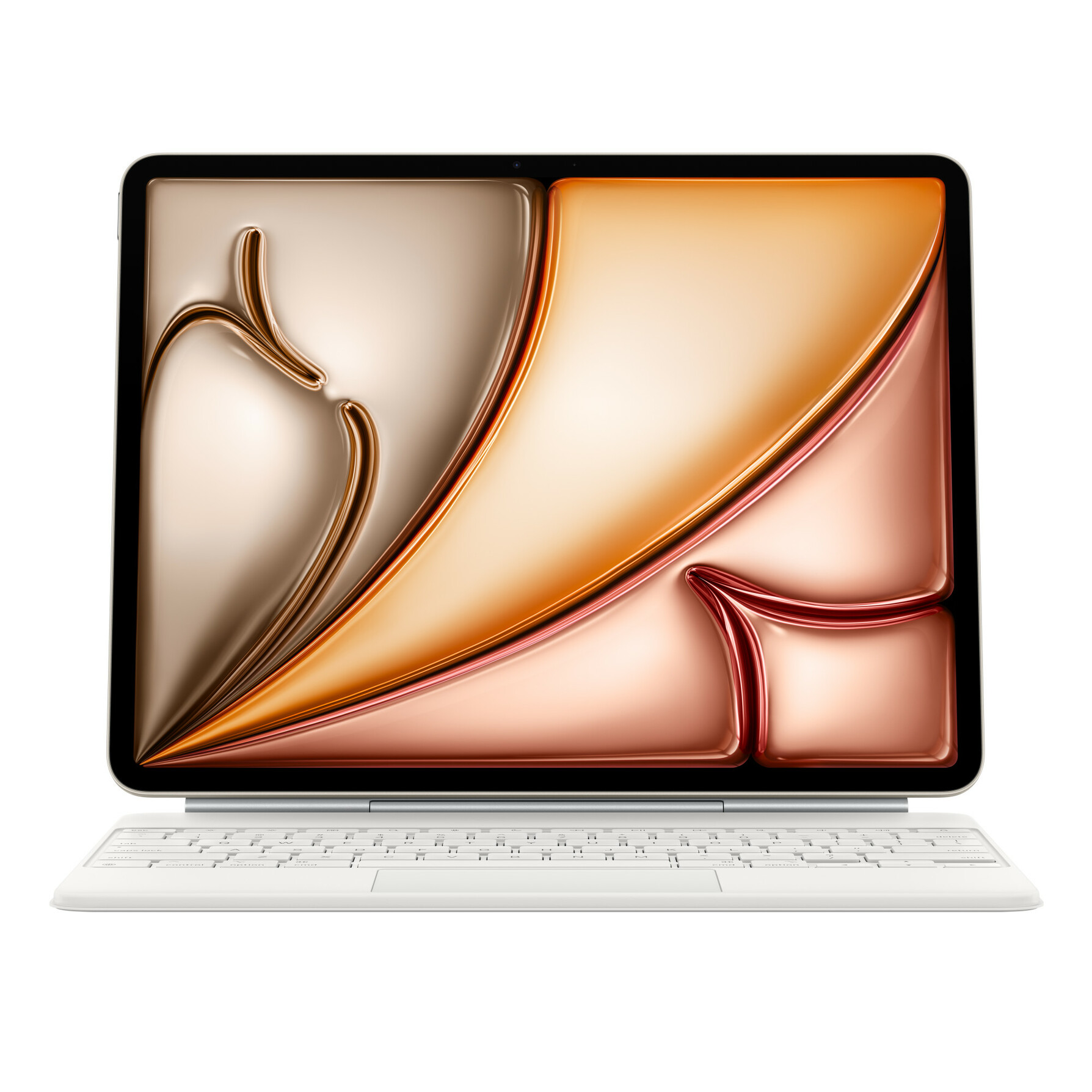 Zdjęcie do “Apple Magic Keyboard do iPada Air 13" (M2/M3) - angielski (międzynarodowy) - Biały - Produkt otwarty”.