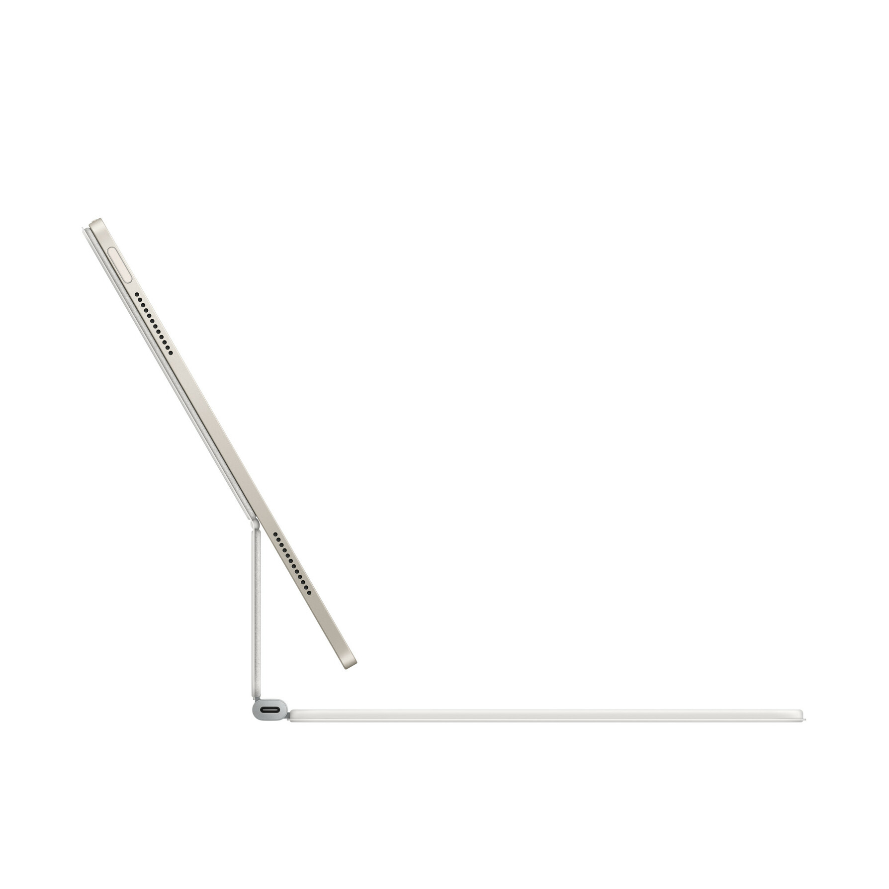 Zdjęcie do “Apple Magic Keyboard do iPada Air 13" (M2/M3) - angielski (międzynarodowy) - Biały - Produkt otwarty”.