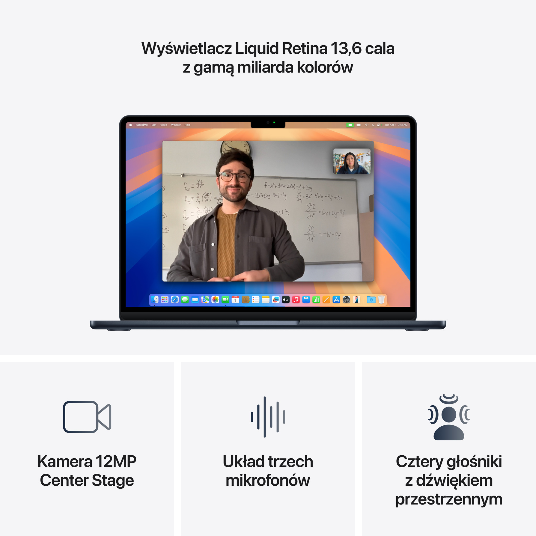 Zdjęcie do “Apple MacBook Air 13", 10-rdzeniowy procesor M4 (GPU 10 rdzeni), RAM 24 GB, dysk 512 GB SSD, 35 W - Północ”.