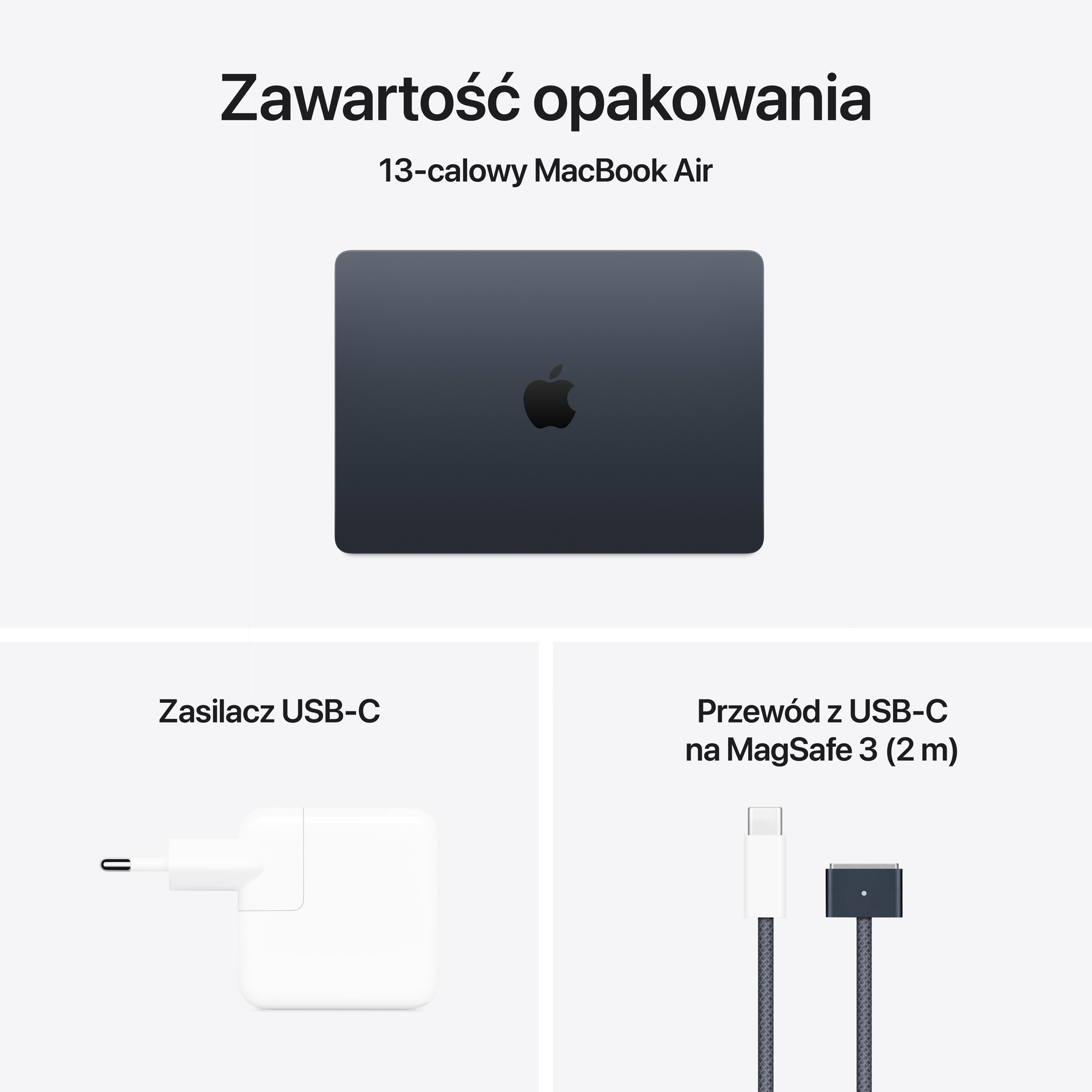 Zdjęcie do “Apple MacBook Air 13", 10-rdzeniowy procesor M4 (GPU 10 rdzeni), RAM 16 GB, dysk 512 GB SSD, 70 W - Północ”.