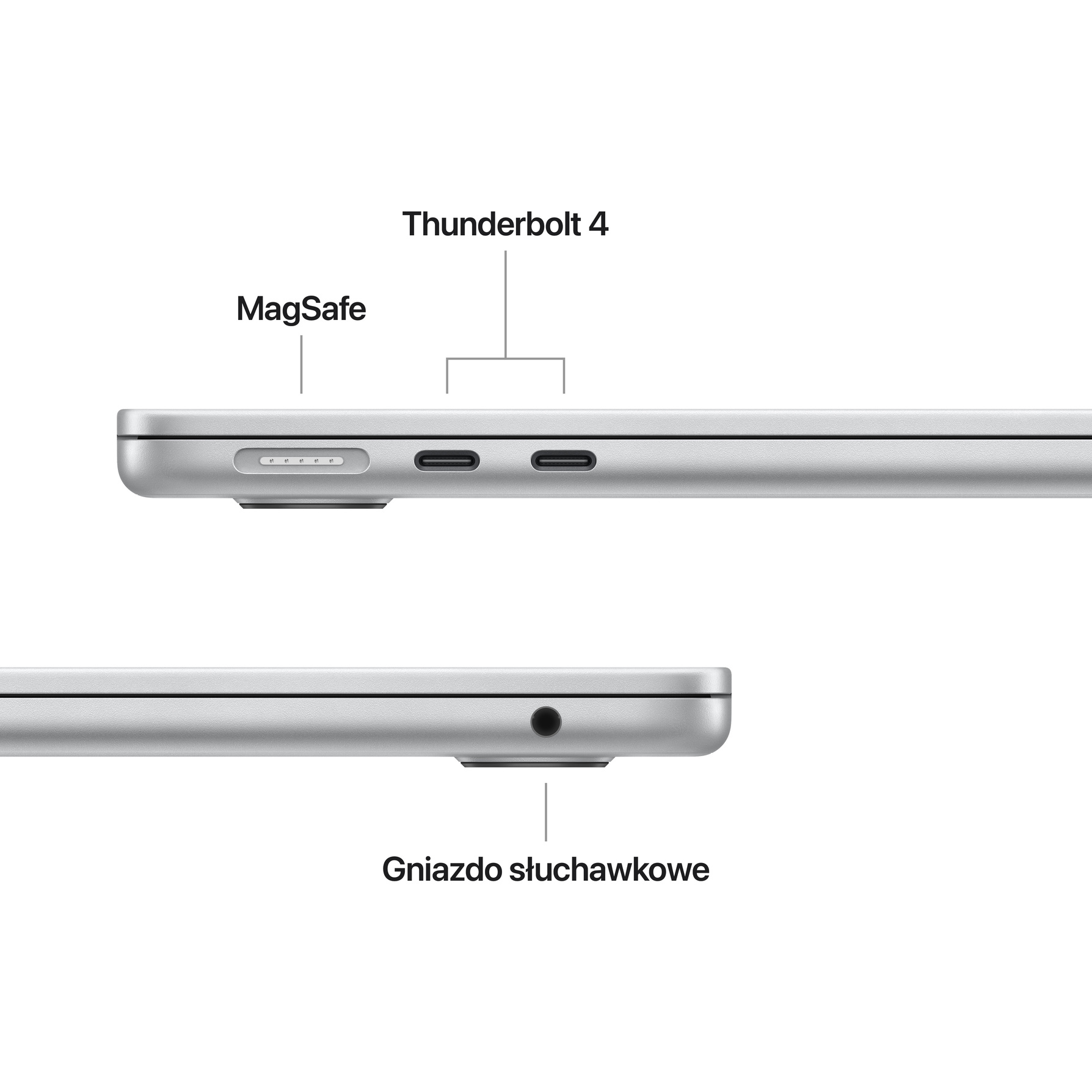 Zdjęcie do “Apple MacBook Air 13", 10-rdzeniowy procesor M4 (GPU 10 rdzeni), RAM 16 GB, dysk 512 GB SSD, 70 W - Srebrny”.