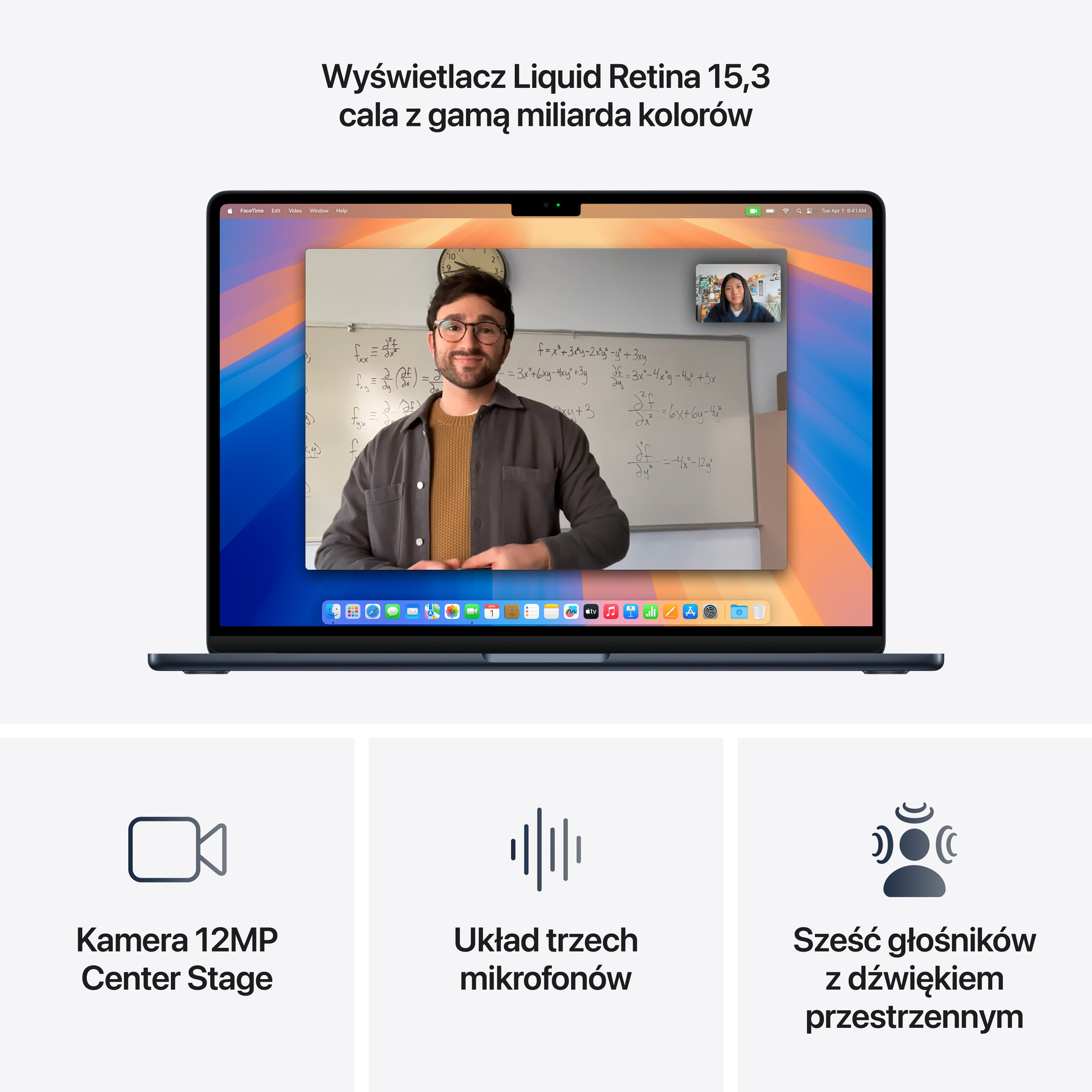 Zdjęcie do “Apple MacBook Air 15", 10-rdzeniowy procesor M4 (GPU 10 rdzeni), RAM 24 GB, dysk 512 GB SSD, 70 W - Północ”.