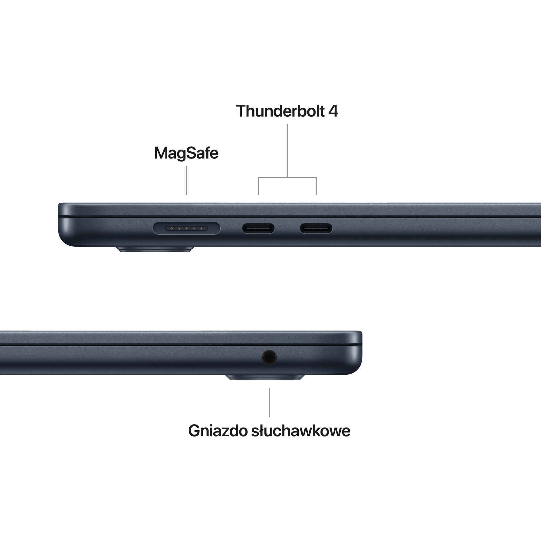 Zdjęcie do “Apple MacBook Air 15", 10-rdzeniowy procesor M4 (GPU 10 rdzeni), RAM 24 GB, dysk 512 GB SSD, 70 W - Północ”.