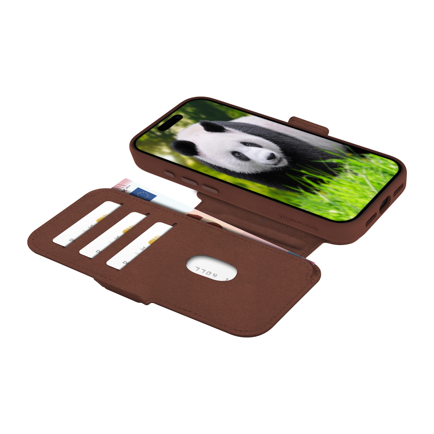 Zdjęcie do “dBramante Lynge MS Ciemny brąz - etui iPhone 17 Pro”.