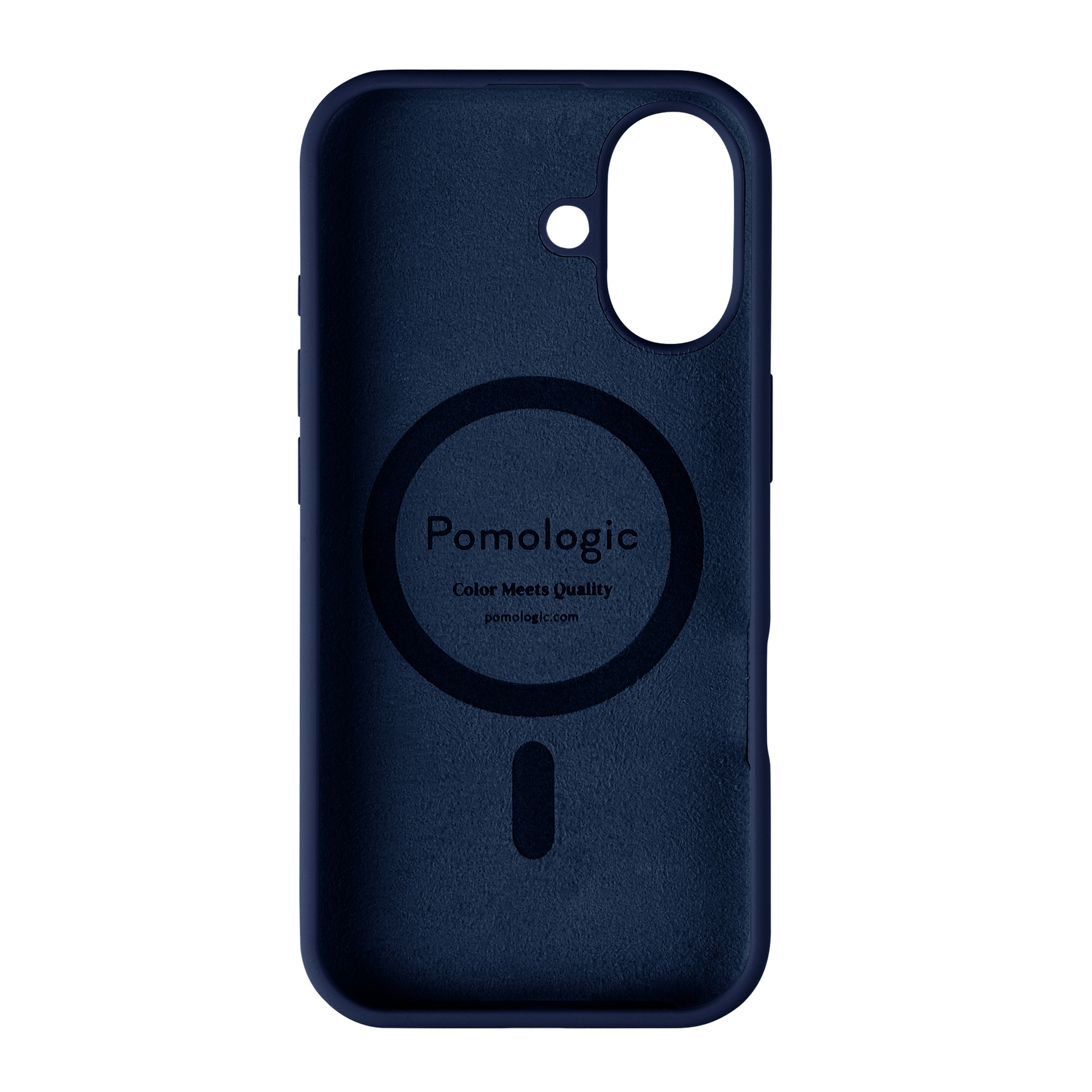 Zdjęcie do “Pomologic CoverCase Silicone Magsafe granatowy - etui iPhone 17”.
