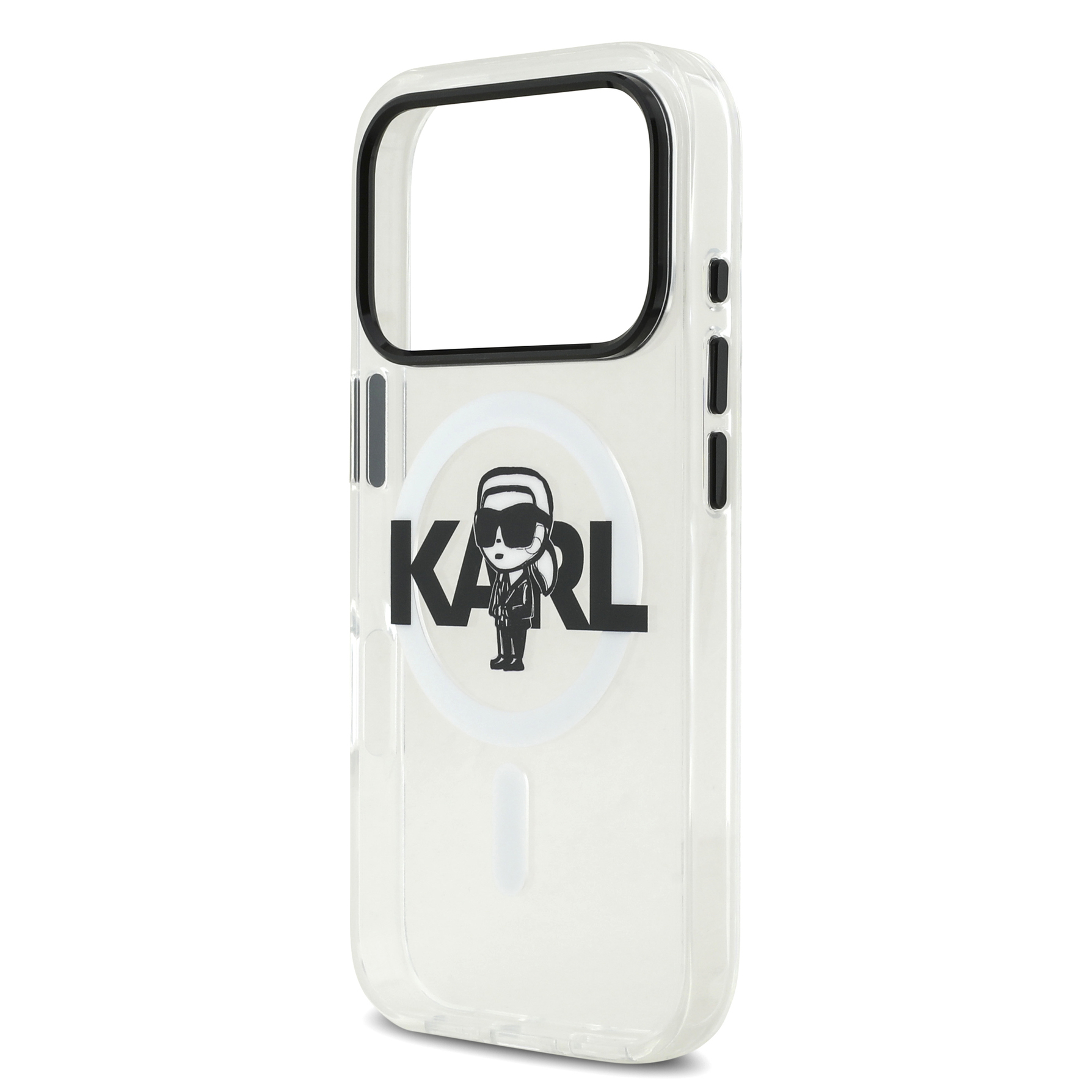 Zdjęcie do “Karl Lagerfeld IML Karl Sketch MagSafe przezroczysty - etui iPhone 17 Pro”.