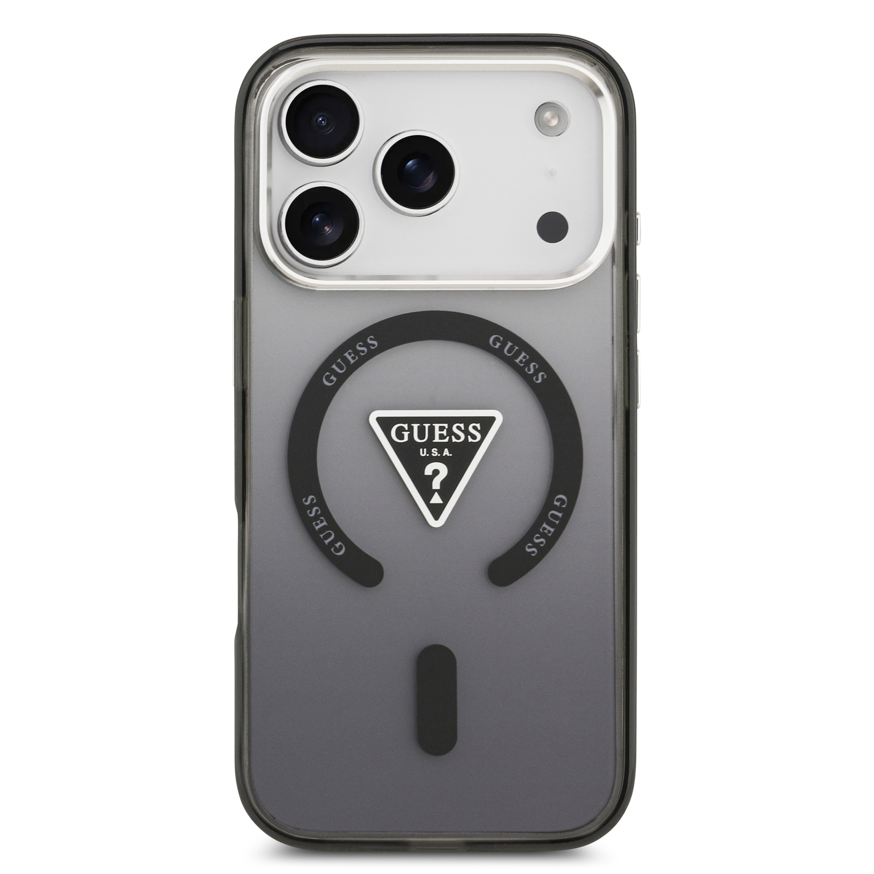 Zdjęcie do “Guess IML Gradient MagSafe czarny - etui iPhone 17 Pro Max”.