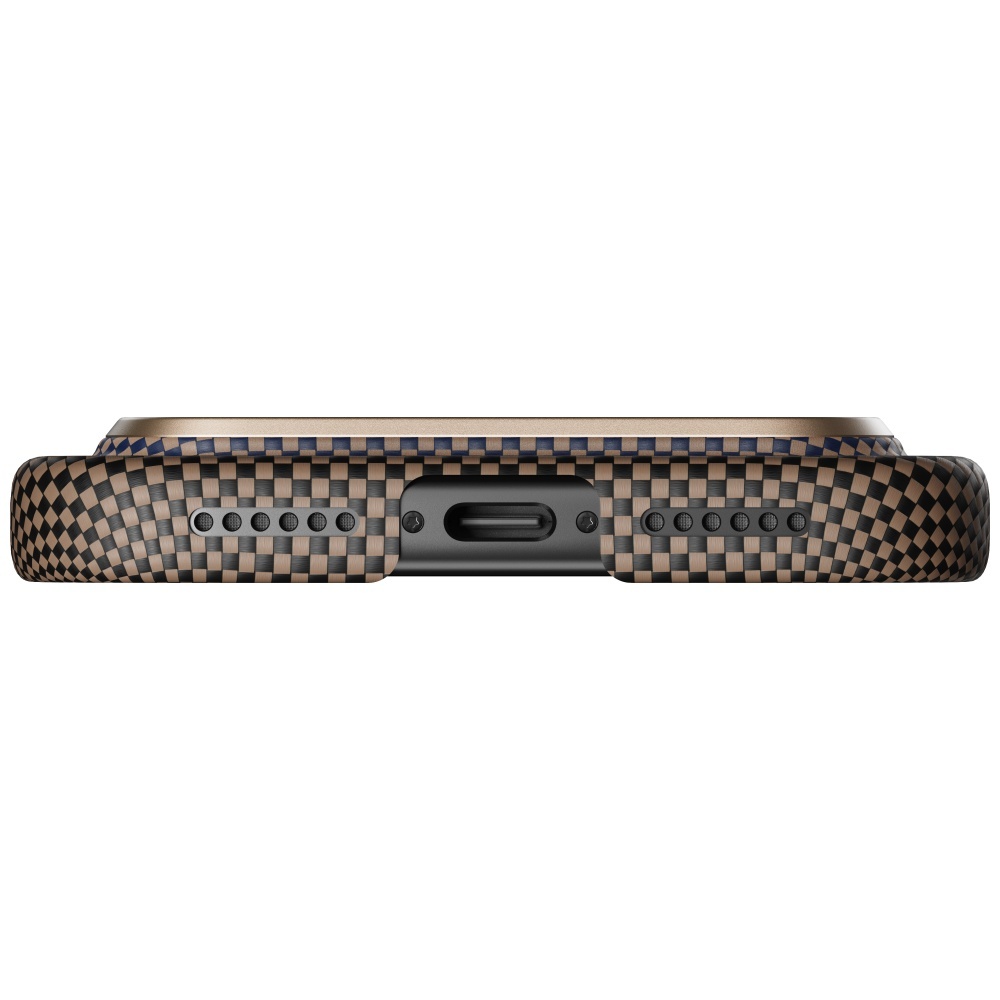 Zdjęcie do “PITAKA Ultra-Slim MagSafe brązowy - etui iPhone 17 Pro Max”.