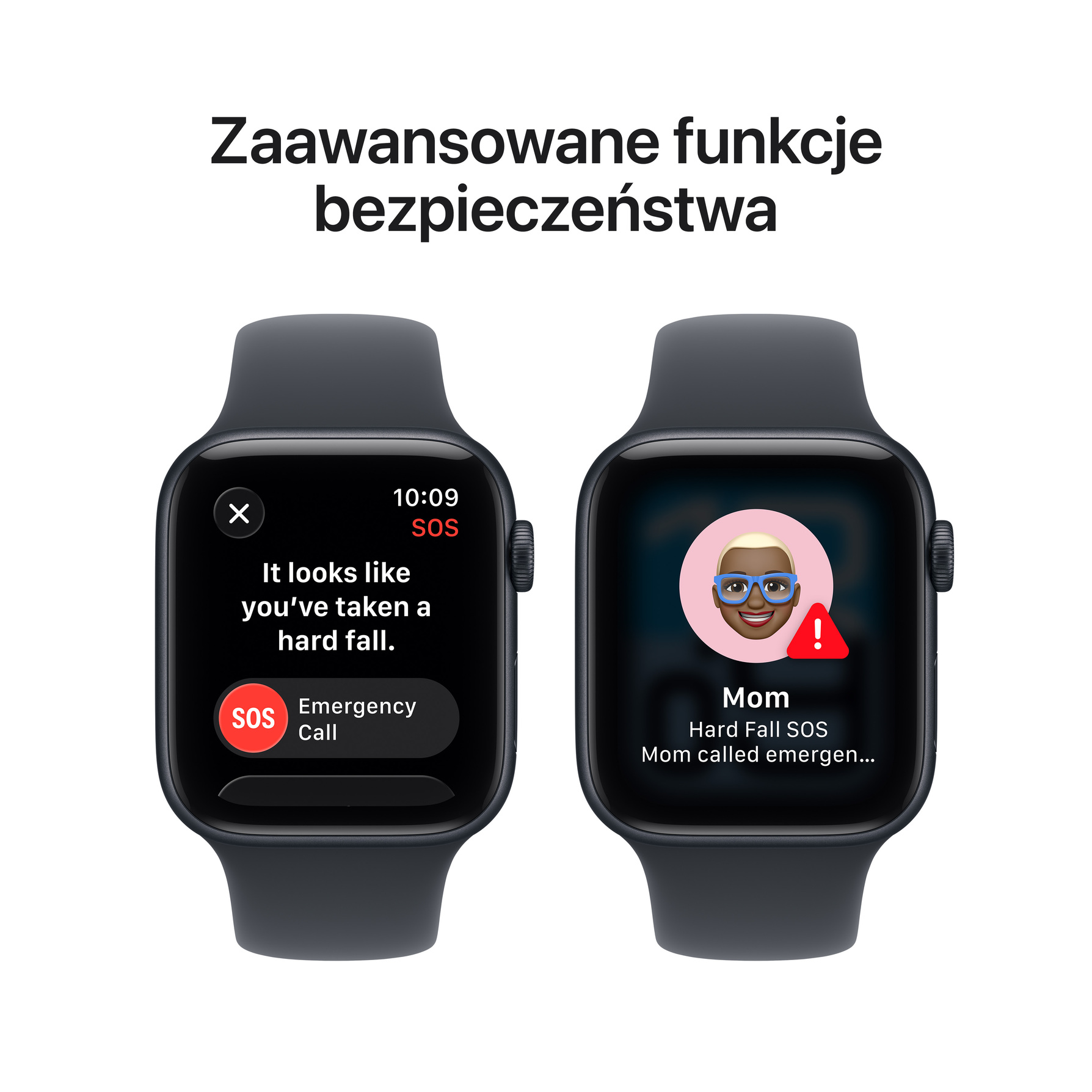Zdjęcie do “Apple Watch SE 3 GPS + Cellular 44mm Midnight Aluminium Case with Midnight Sport Band - M/L”.