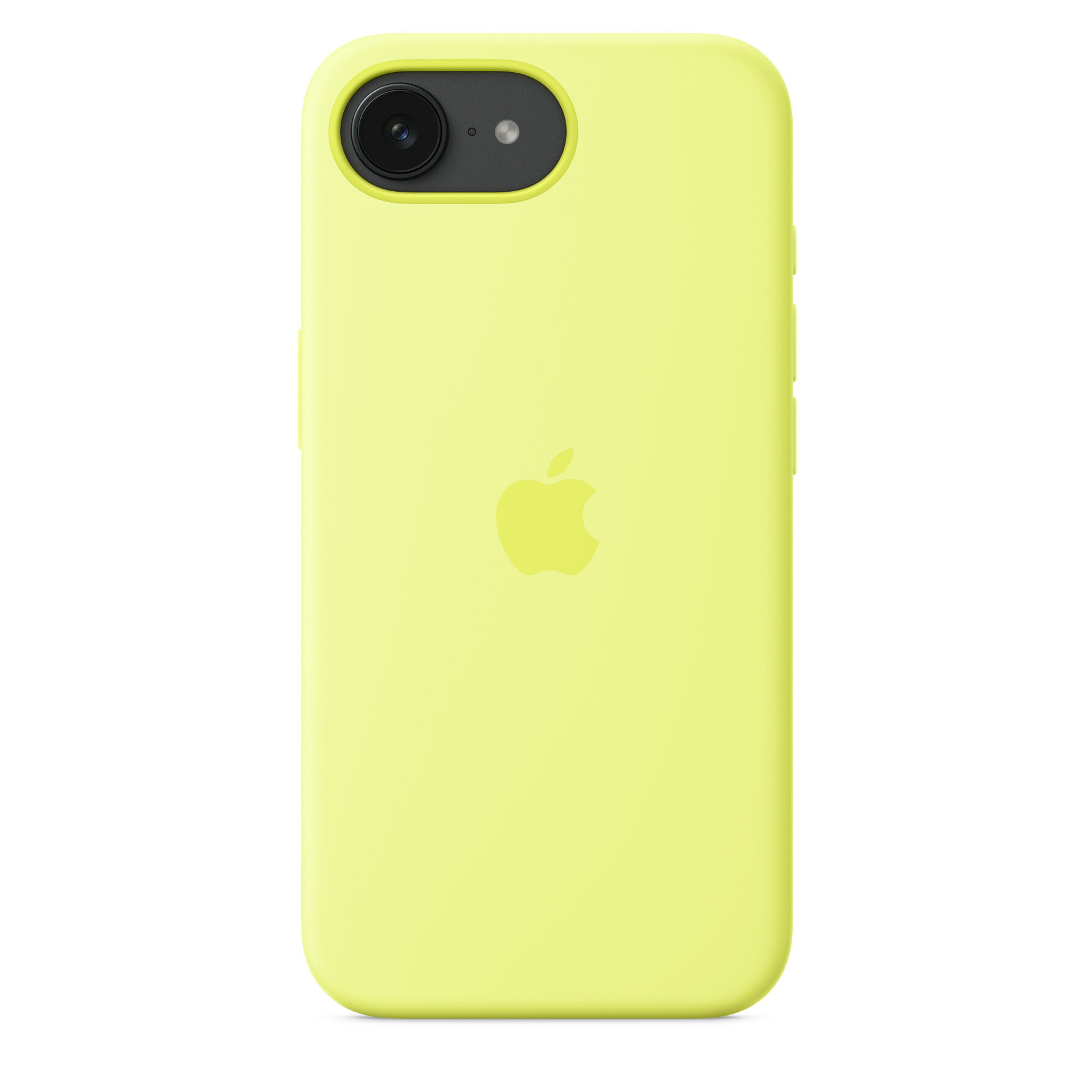 Zdjęcie do “Apple iPhone 16e Silicone Case – Neon Yellow”.