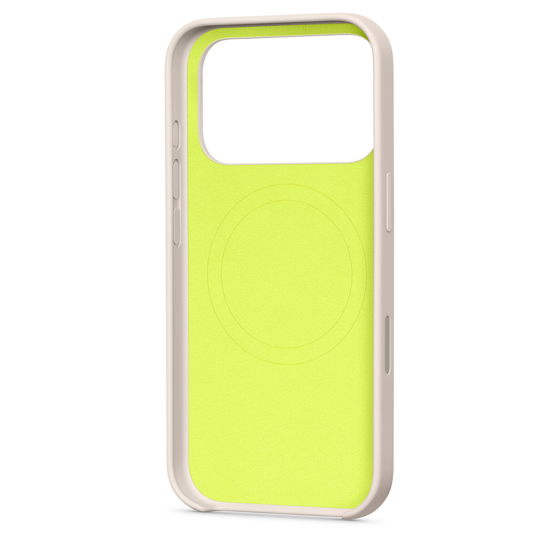 Zdjęcie do “Apple Beats iPhone 17 Pro Case with MagSafe and Camera Control — Lime Stone”.
