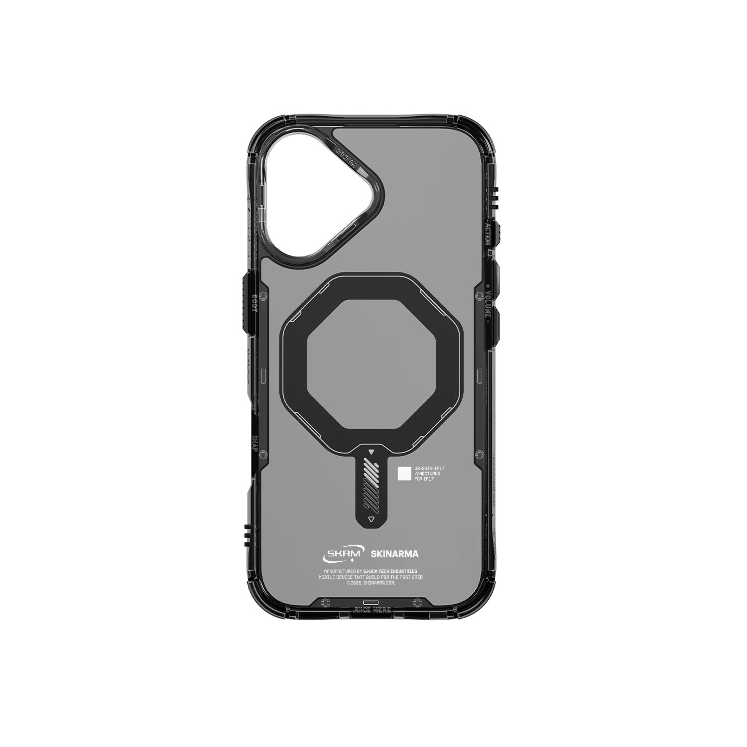 Zdjęcie do “Skinarma Saido MagSafe czarny - etui iPhone 17”.