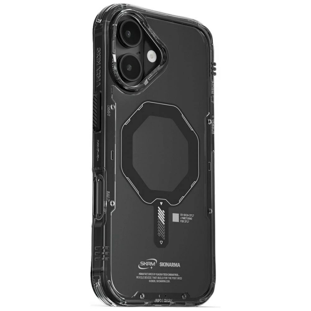 Zdjęcie do “Skinarma Saido MagSafe czarny - etui iPhone 17”.